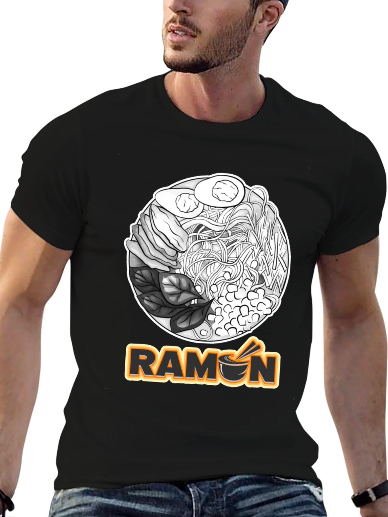 Ramen Graphic Tee - Unique Foodie T-Shirt