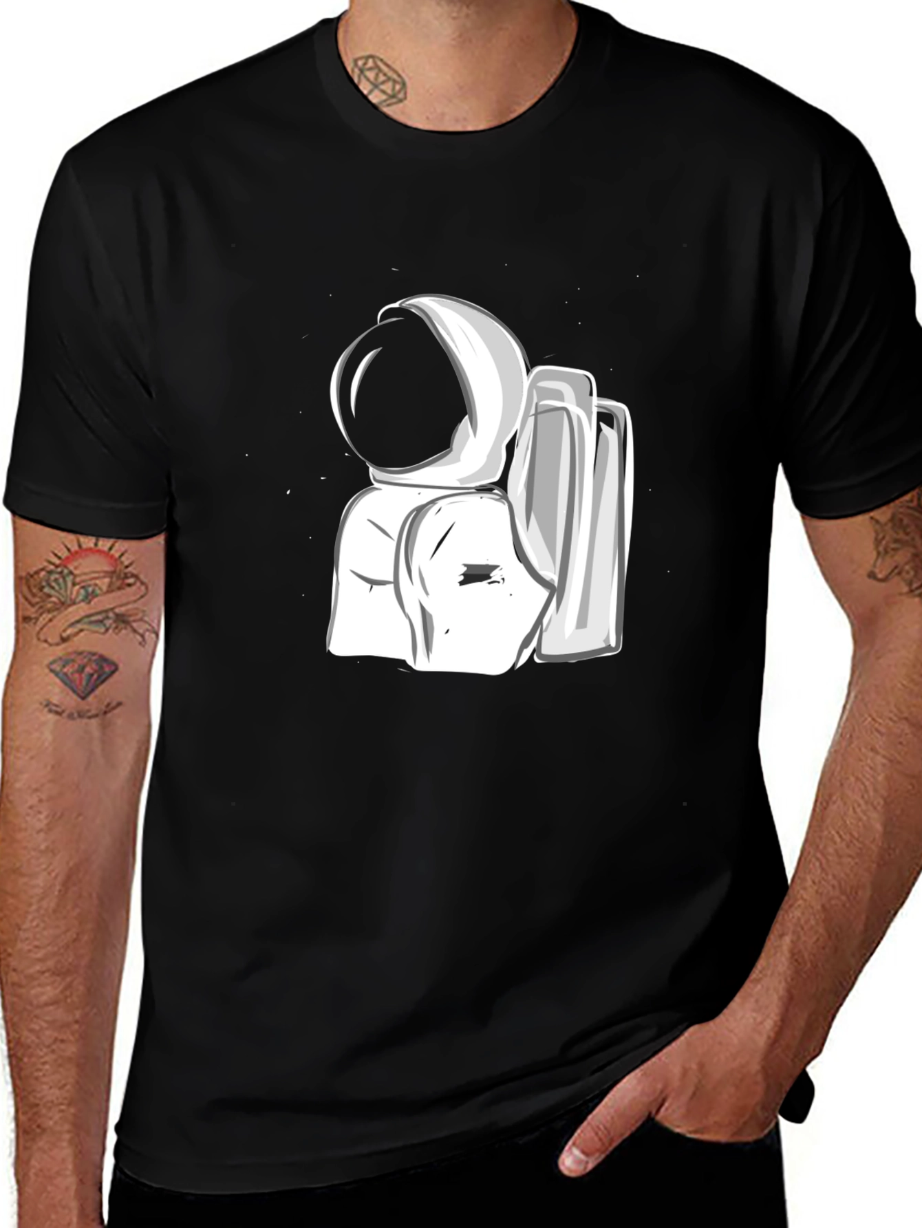 Astronaut Graphic T-Shirt - Space Explorer Tee