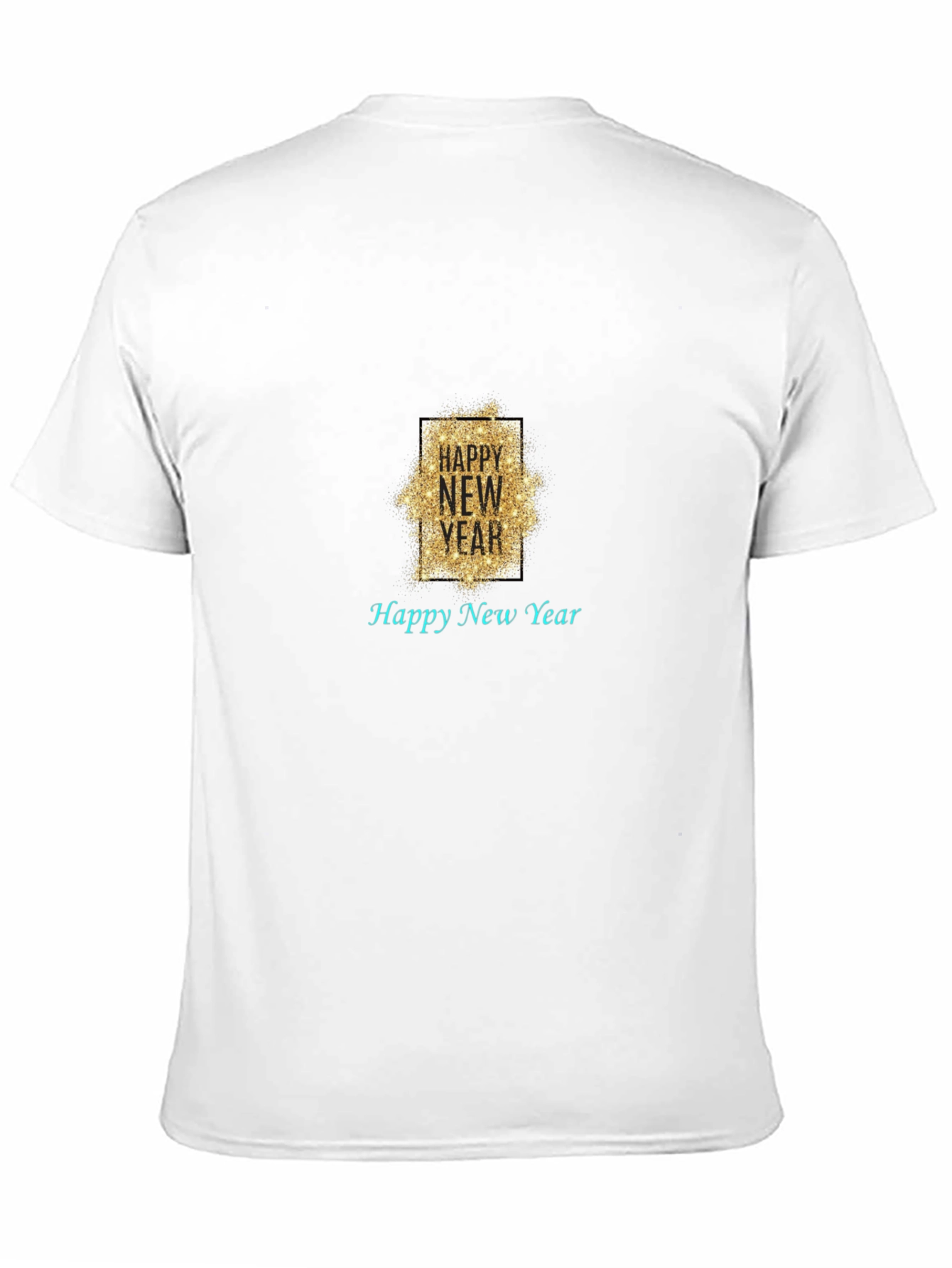 Happy New Year Black T-Shirt