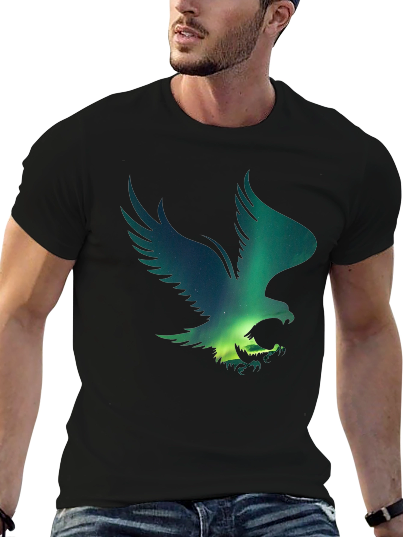 Eagle Aurora Graphic T-Shirt