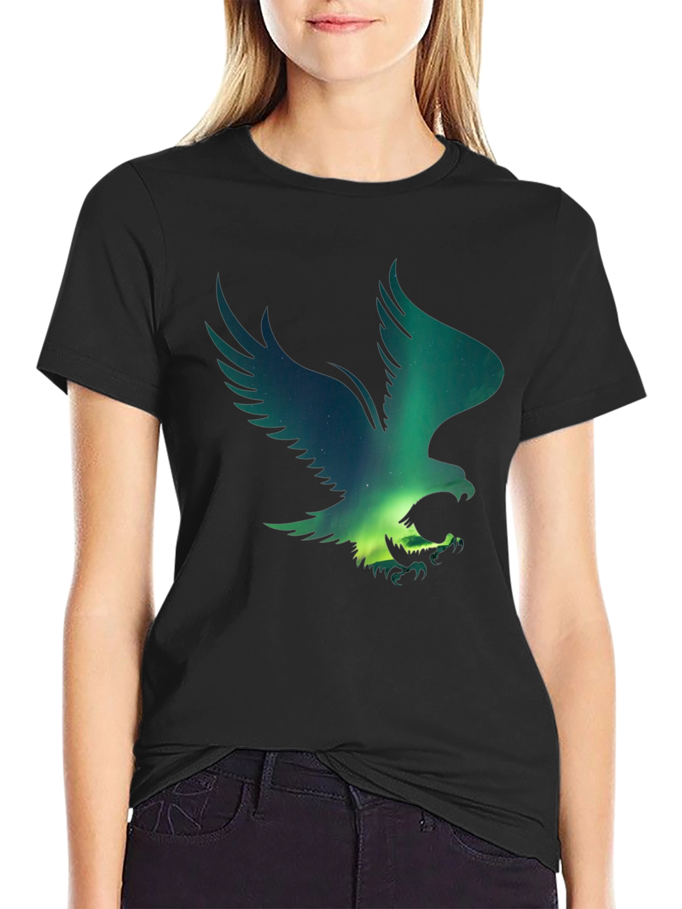 Eagle Aurora Graphic T-Shirt