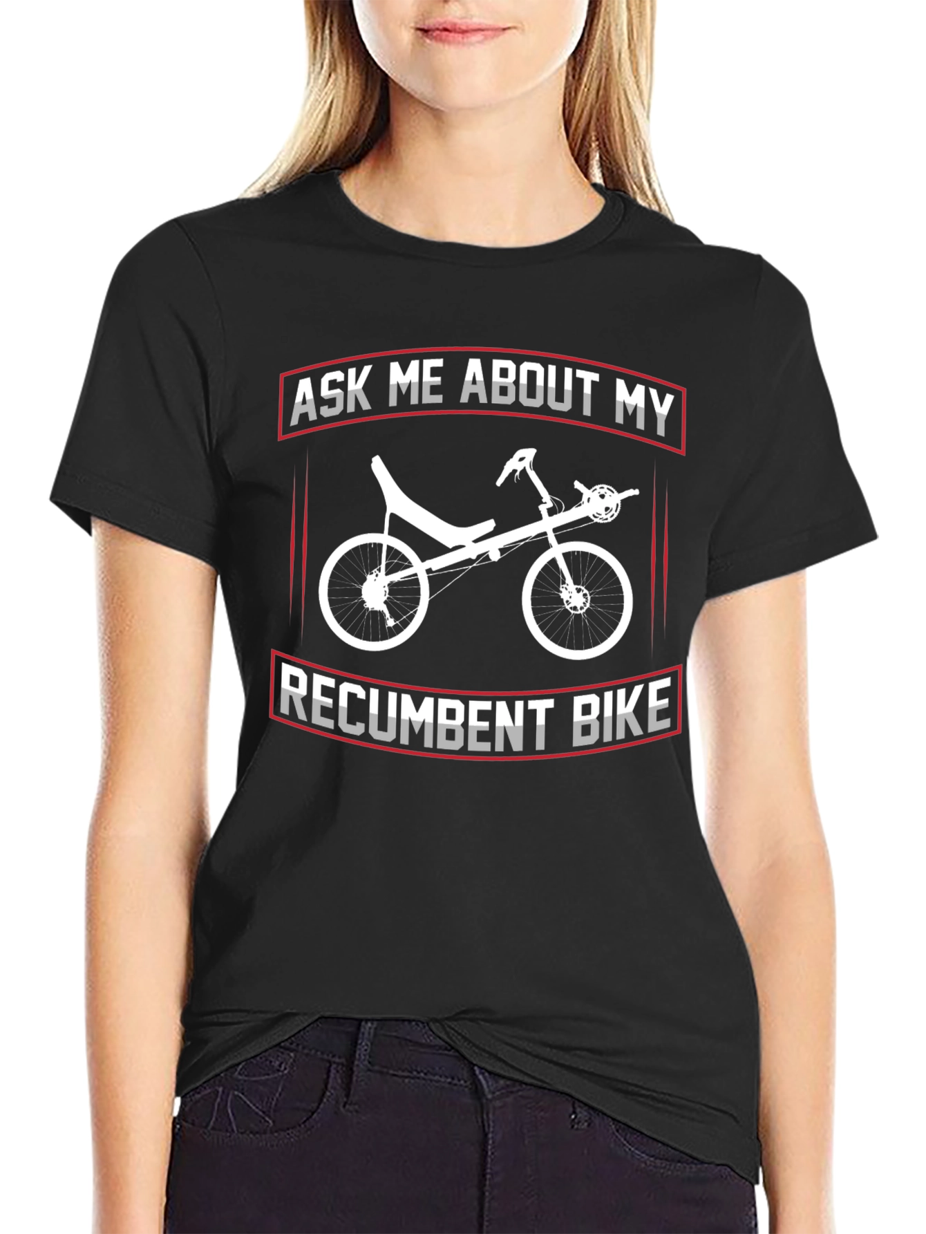 Ask Me About My Recumbent Bike T-Shirt