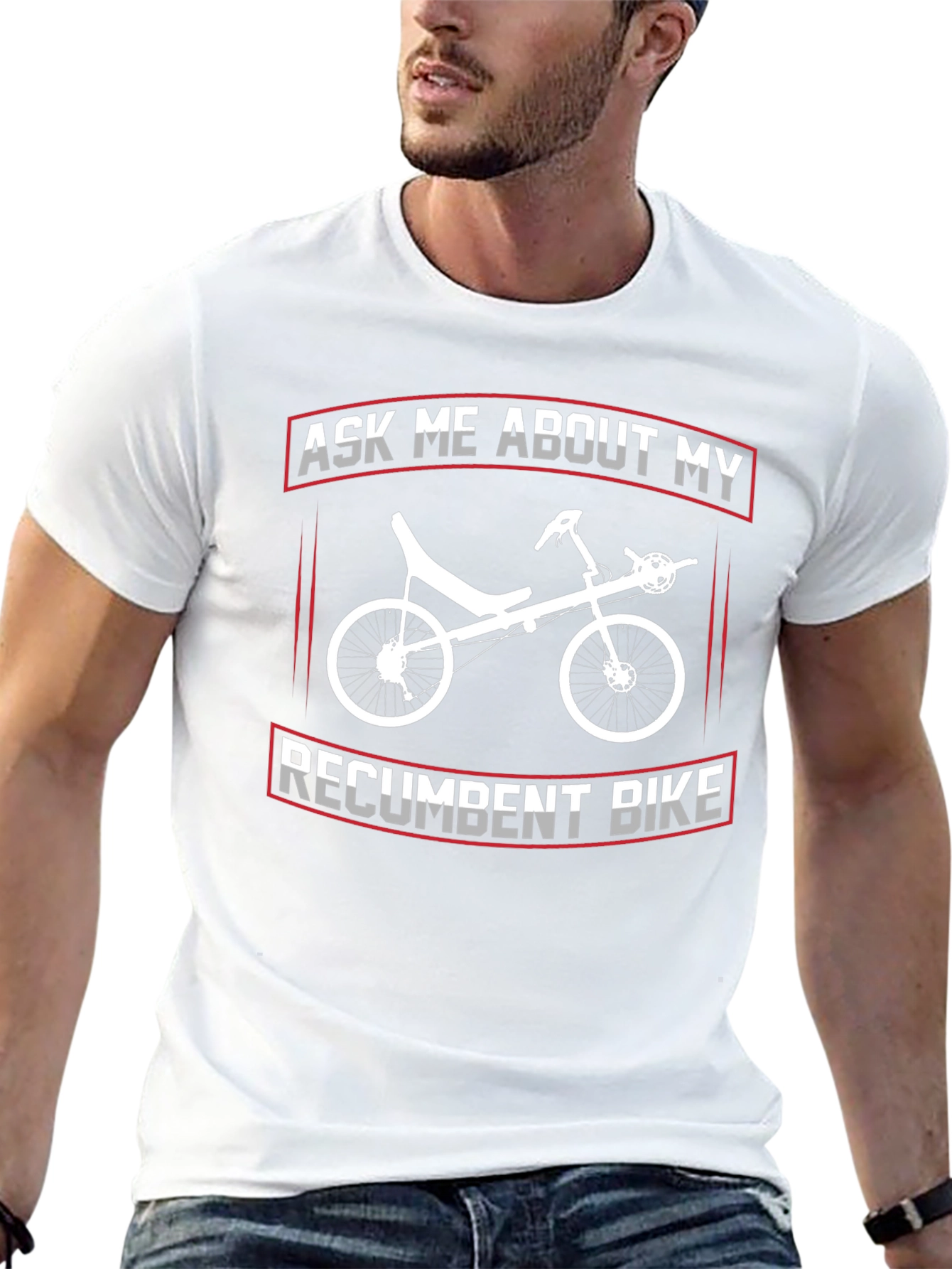 Ask Me About My Recumbent Bike T-Shirt