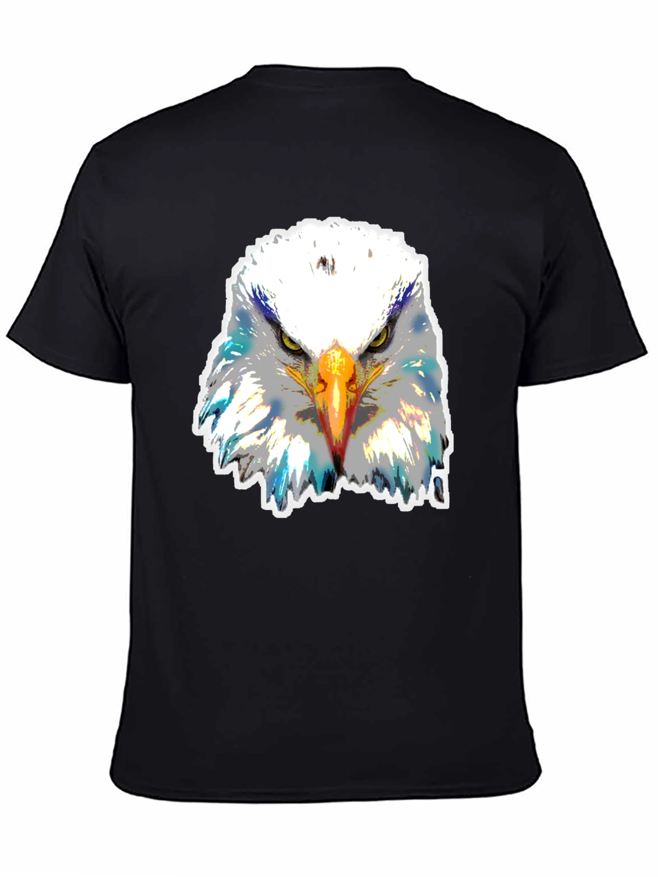 Bald Eagle Graphic T-Shirt - Black