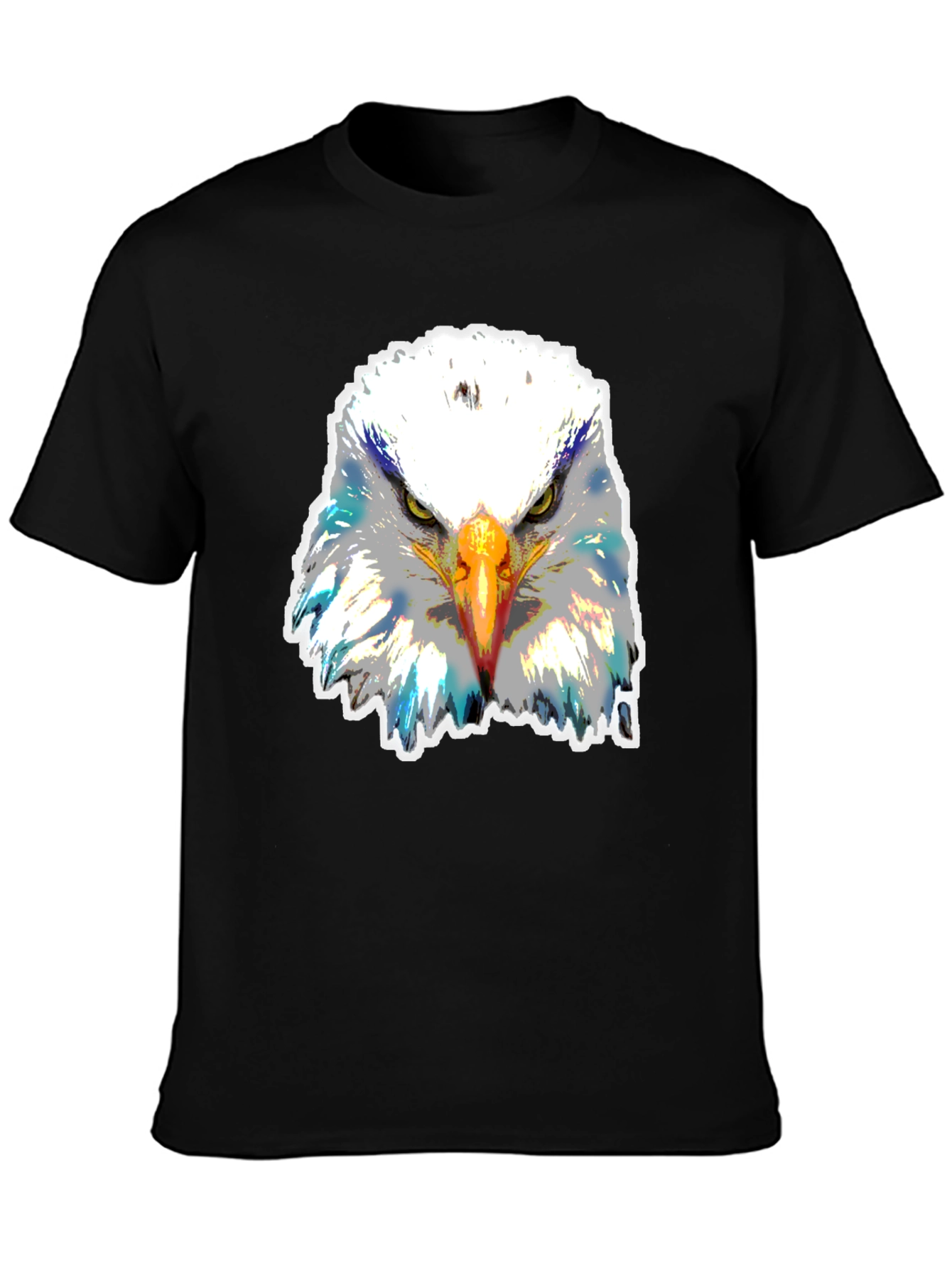 Bald Eagle Graphic T-Shirt - Black