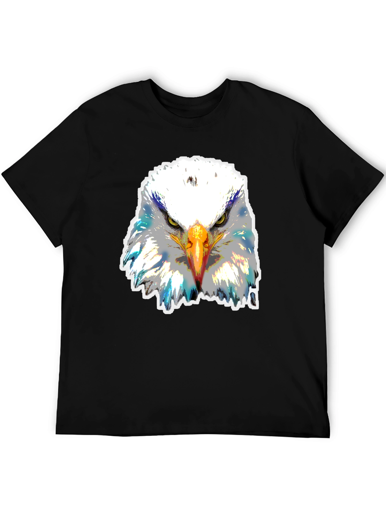 Bald Eagle Graphic T-Shirt - Black