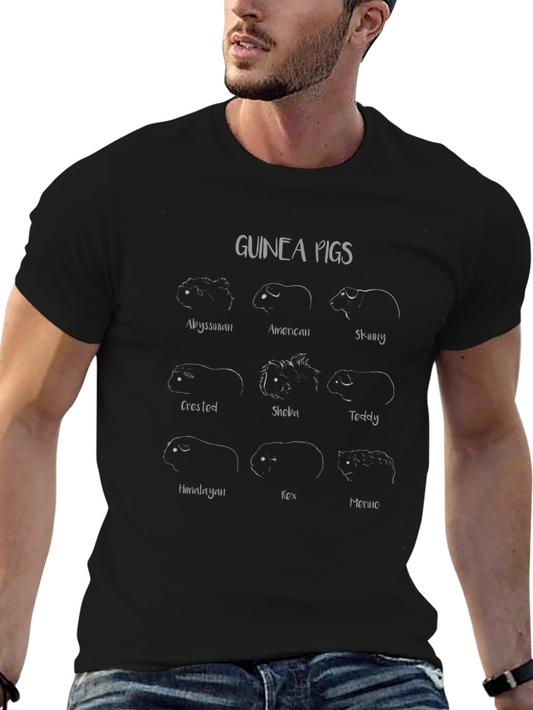 Guinea Pig Breeds T-Shirt - Soft & Stylish