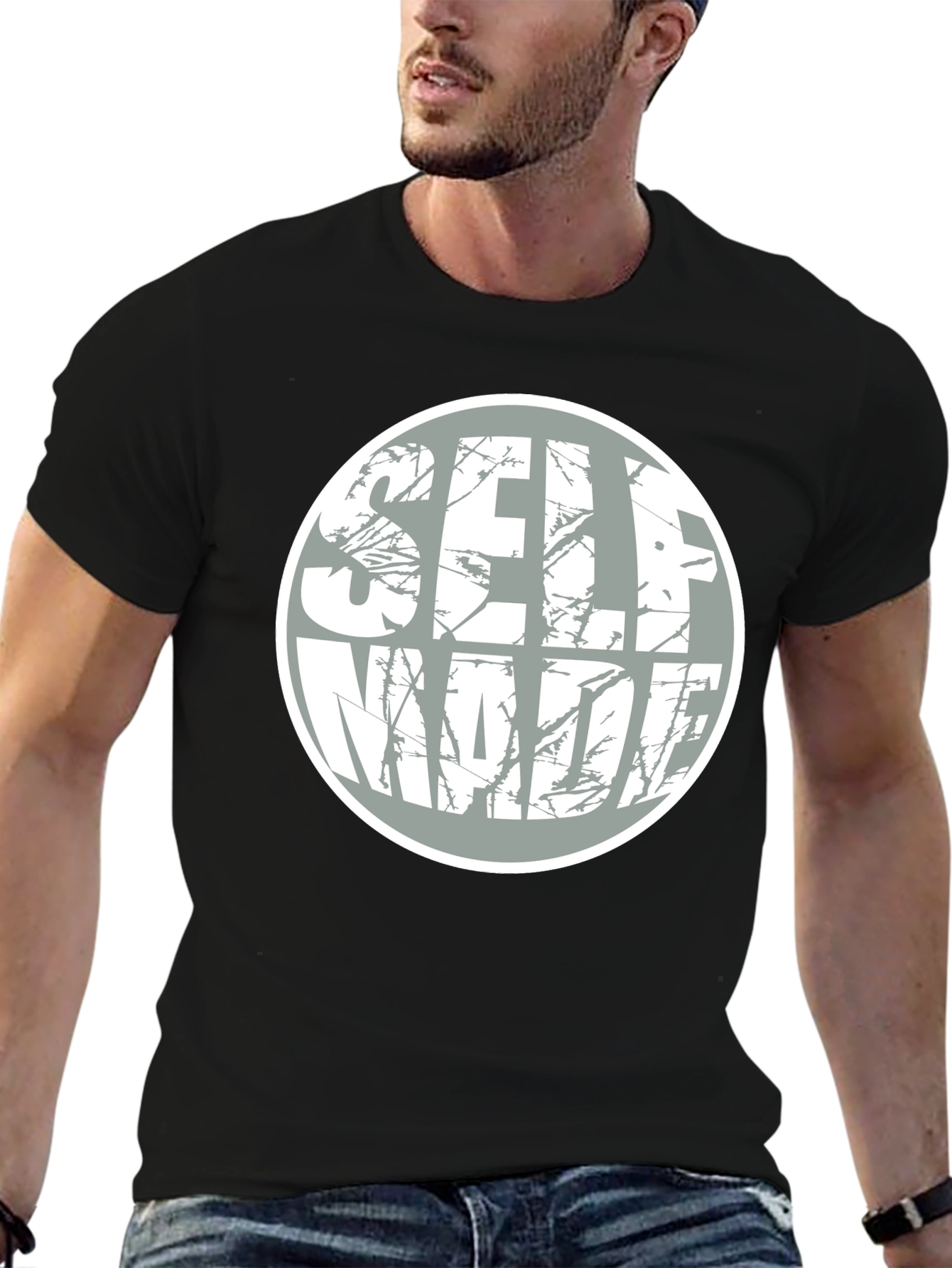 Self Made Graphic Tee - Black
