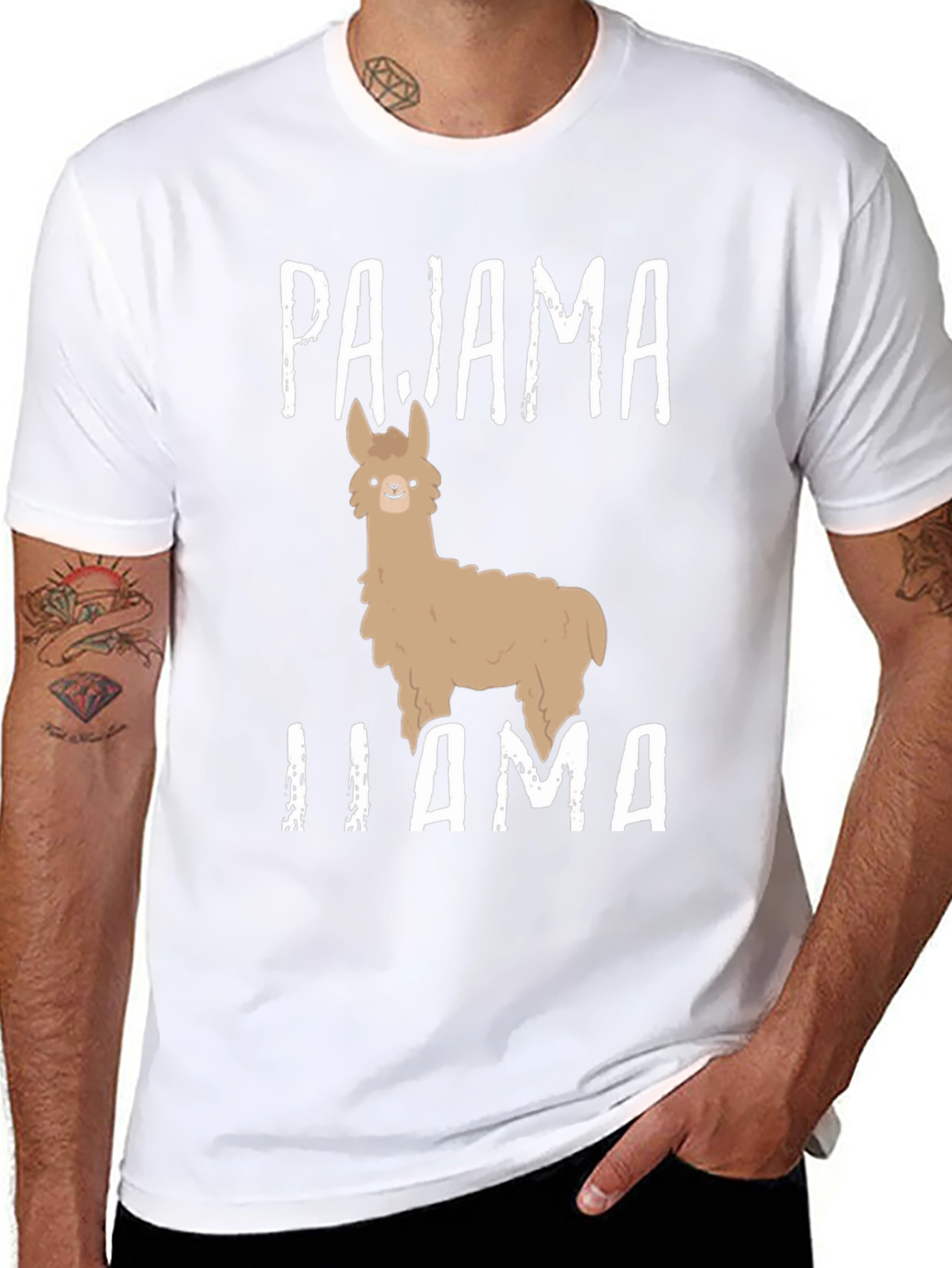 Pajama Llama T-Shirt - Funny Novelty Tee