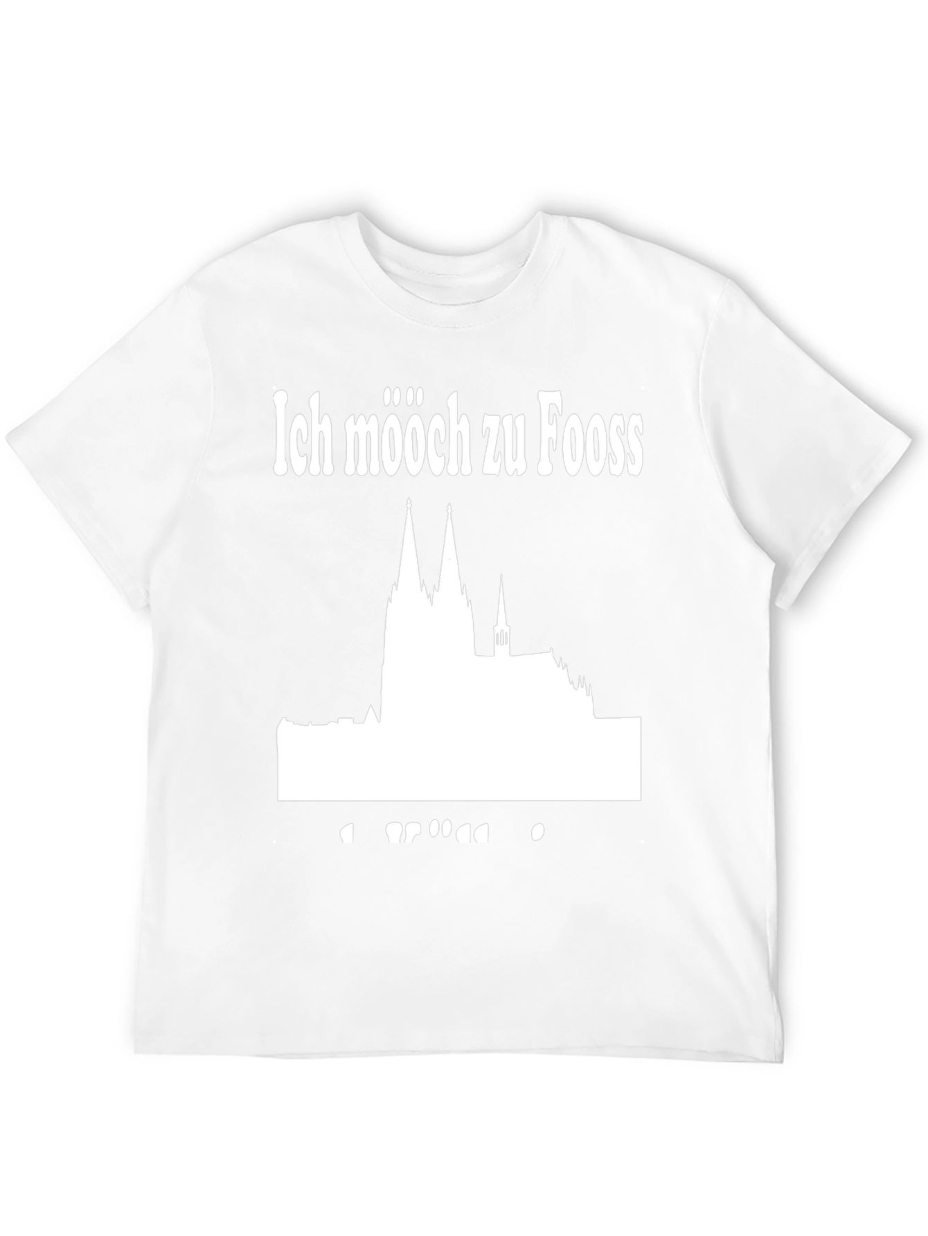 Ich Mööch Zu Fooss Black T-Shirt