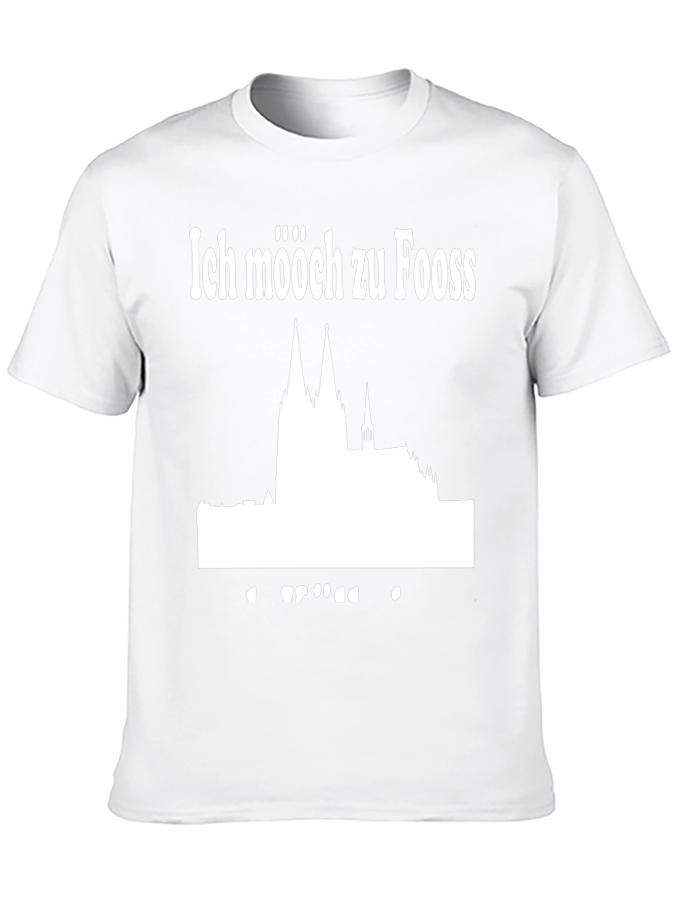 Ich Mööch Zu Fooss Black T-Shirt