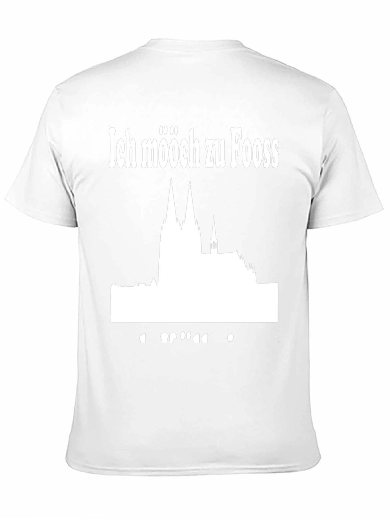 Ich Mööch Zu Fooss Black T-Shirt