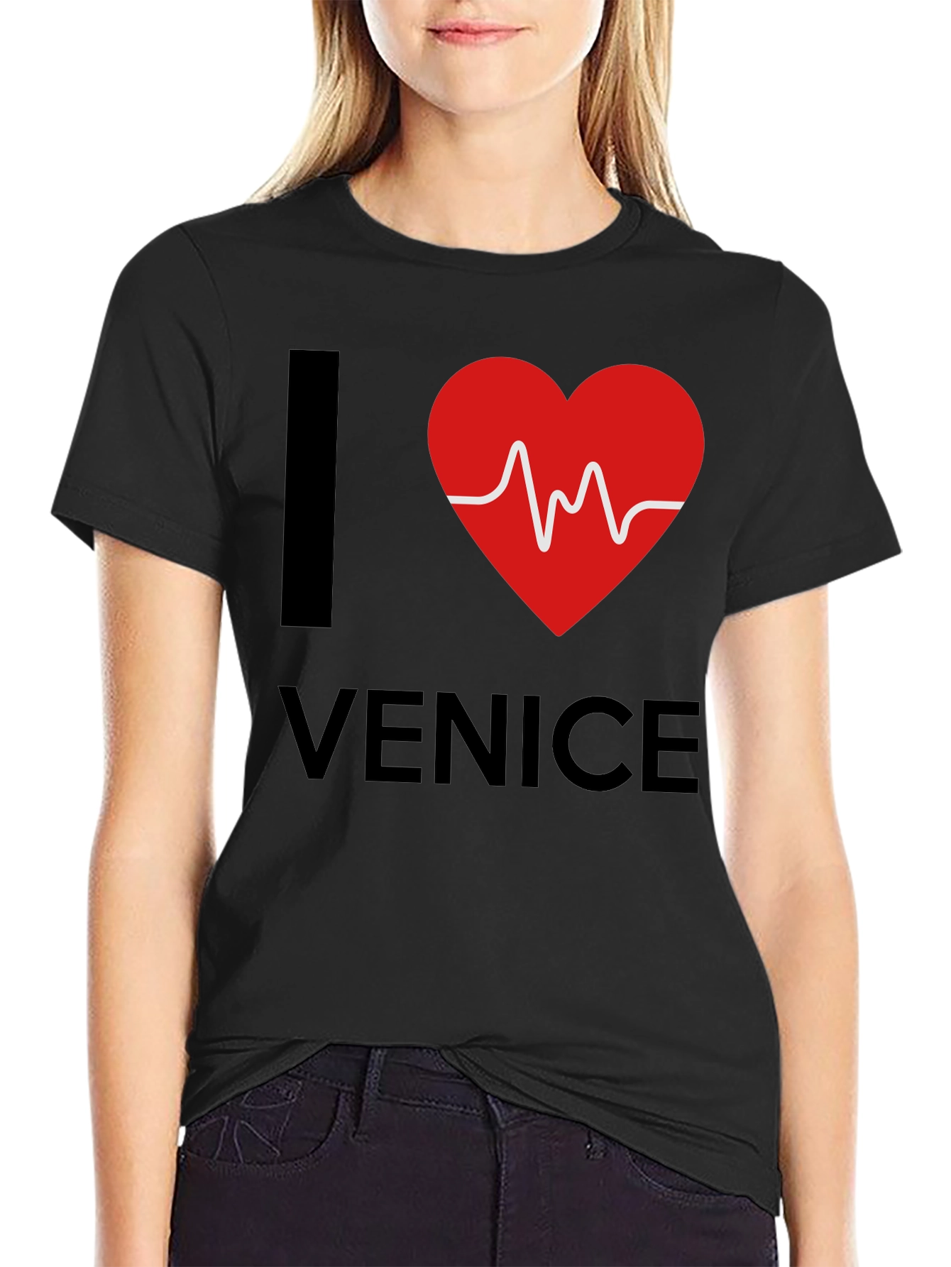I Love Venice T-Shirt - Graphic Print Tee