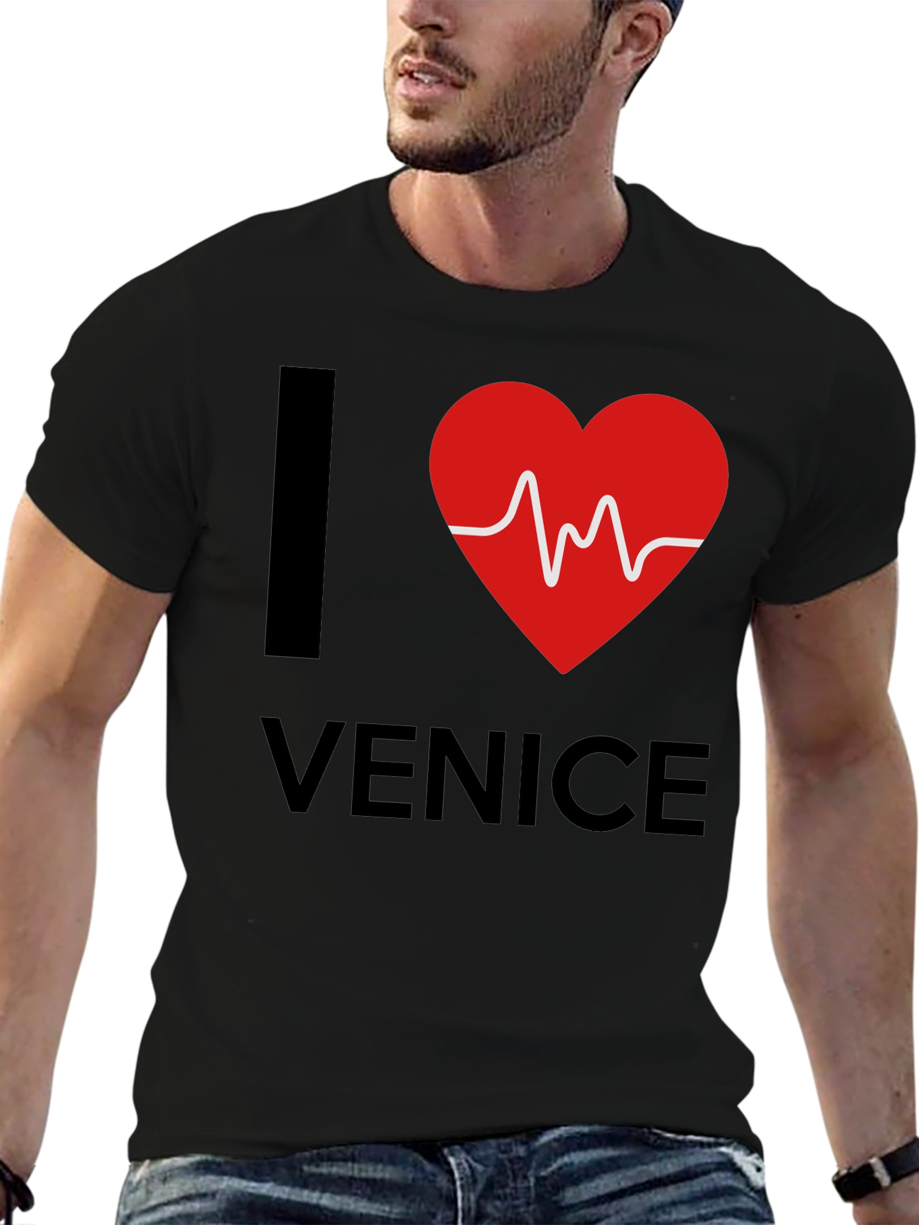 I Love Venice T-Shirt - Graphic Print Tee
