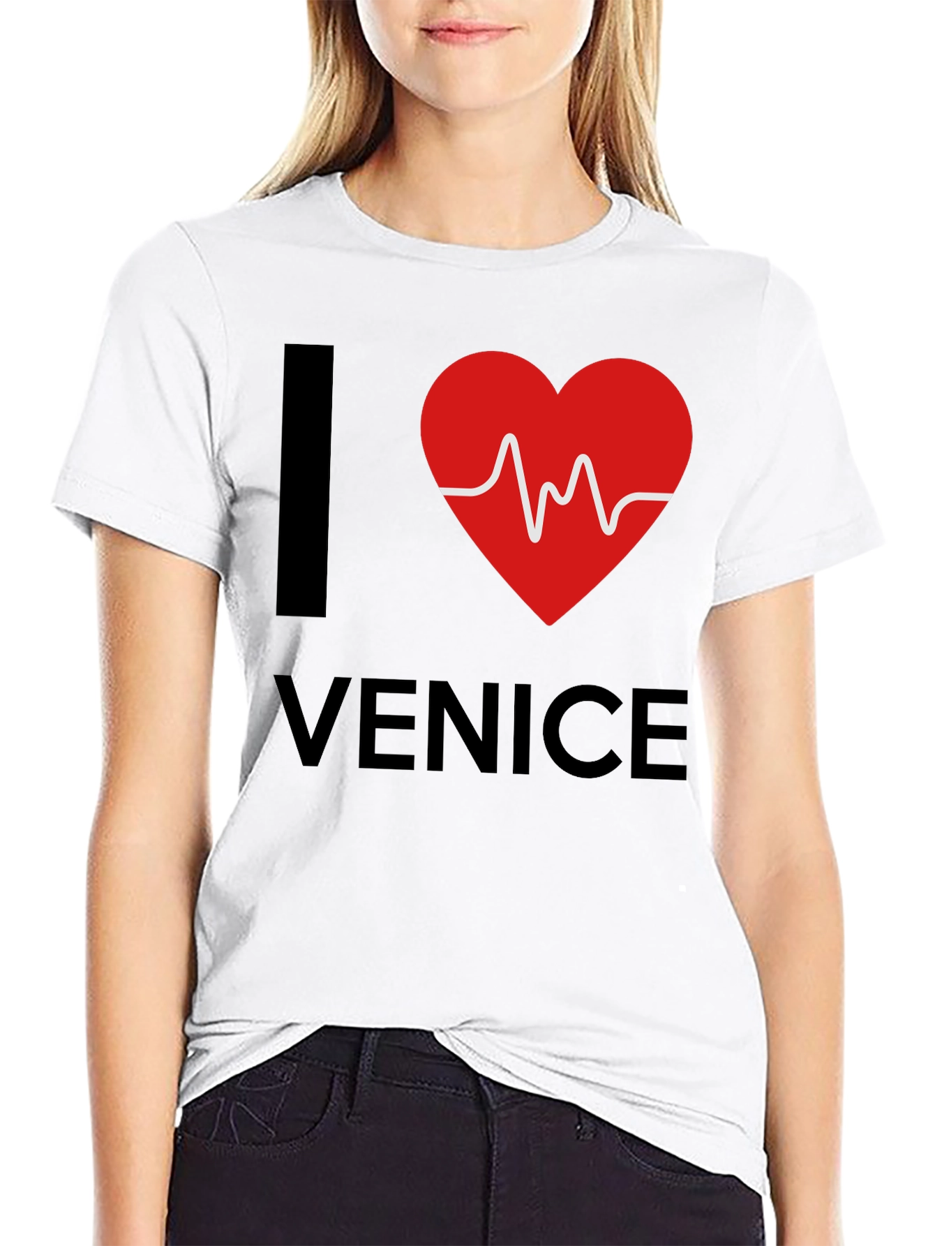I Love Venice T-Shirt - Graphic Print Tee