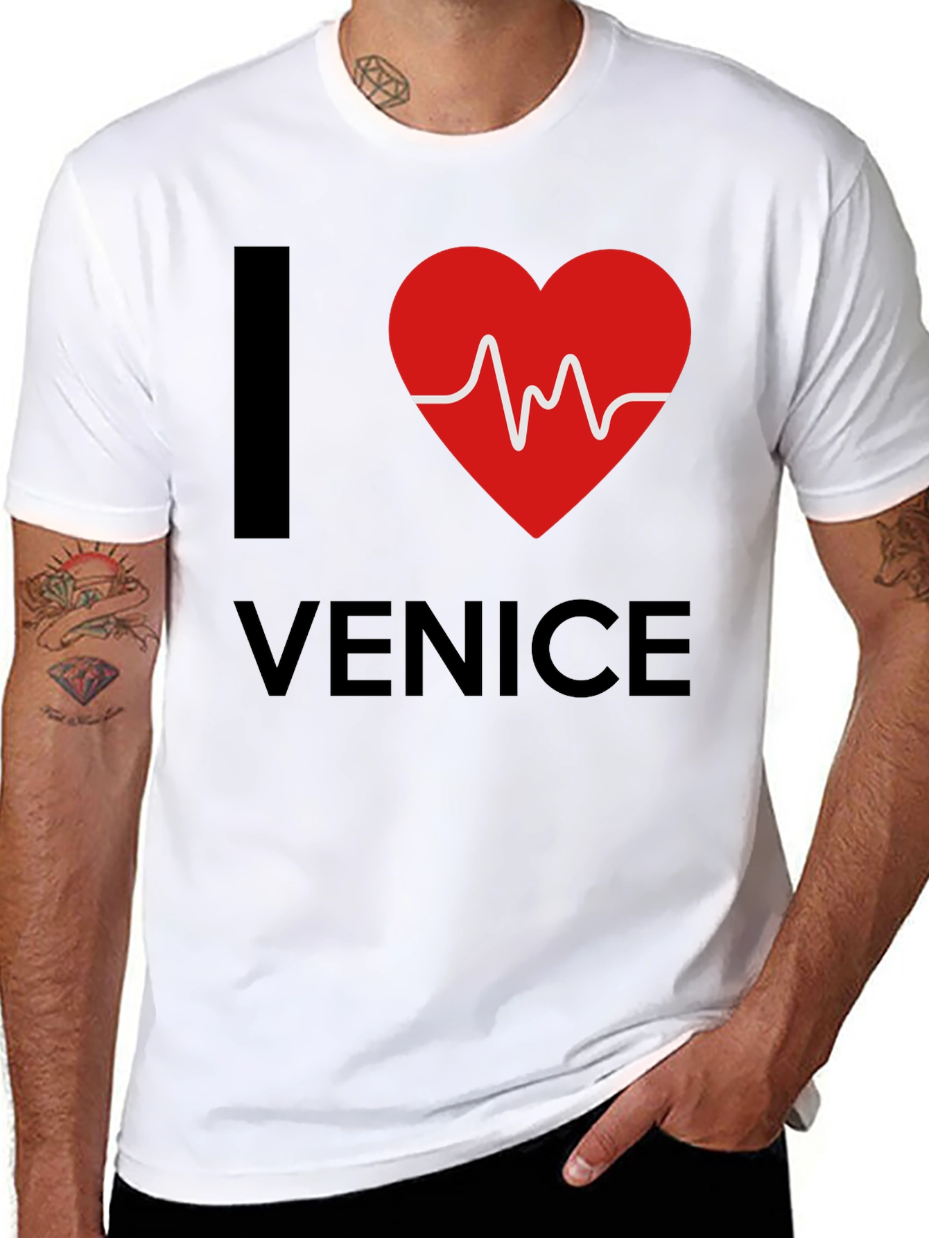 I Love Venice T-Shirt - Graphic Print Tee
