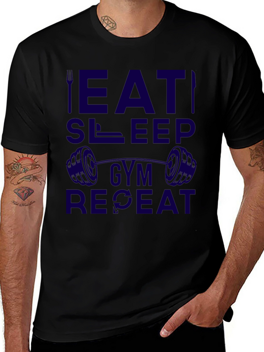 Eat Sleep Gym Repeat T-Shirt