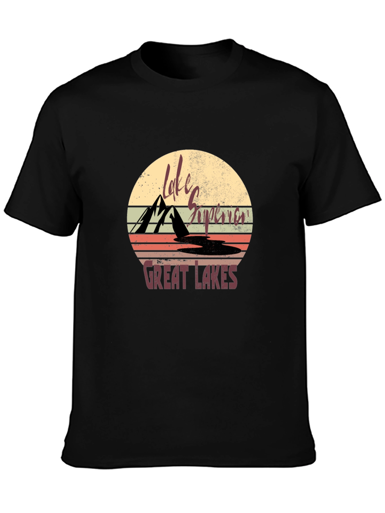 Lake Superior Great Lakes Graphic T-Shirt