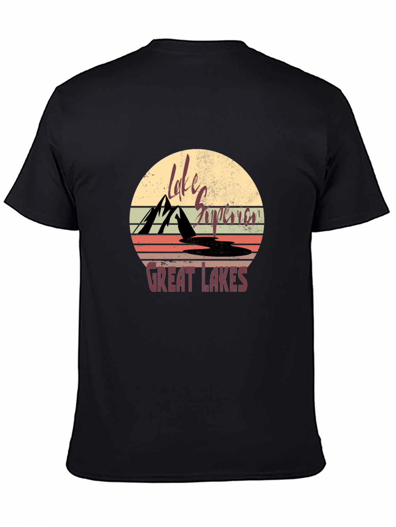 Lake Superior Great Lakes Graphic T-Shirt