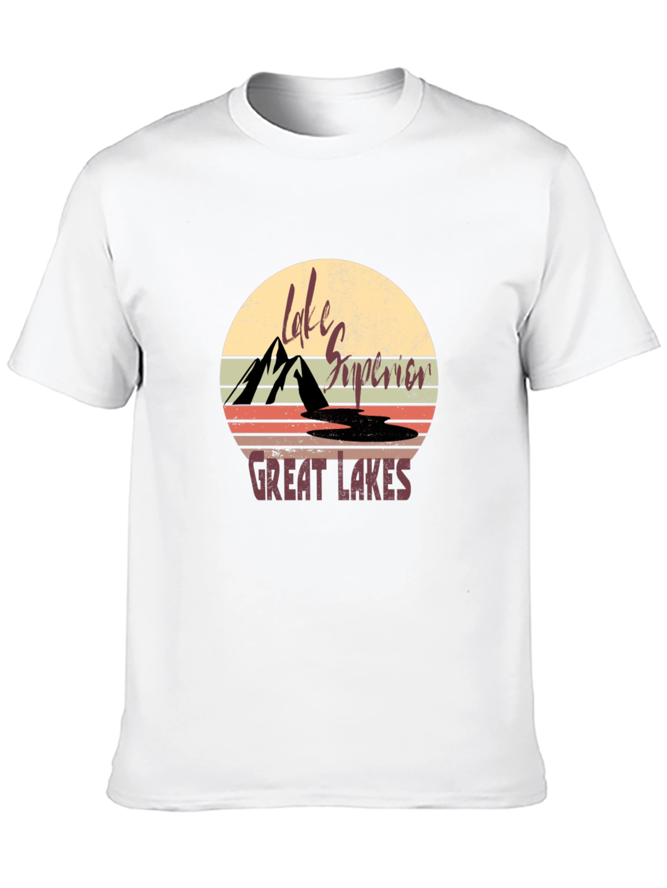 Lake Superior Great Lakes Graphic T-Shirt