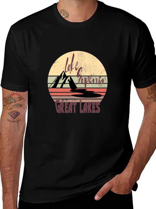 Lake Superior Great Lakes Graphic T-Shirt