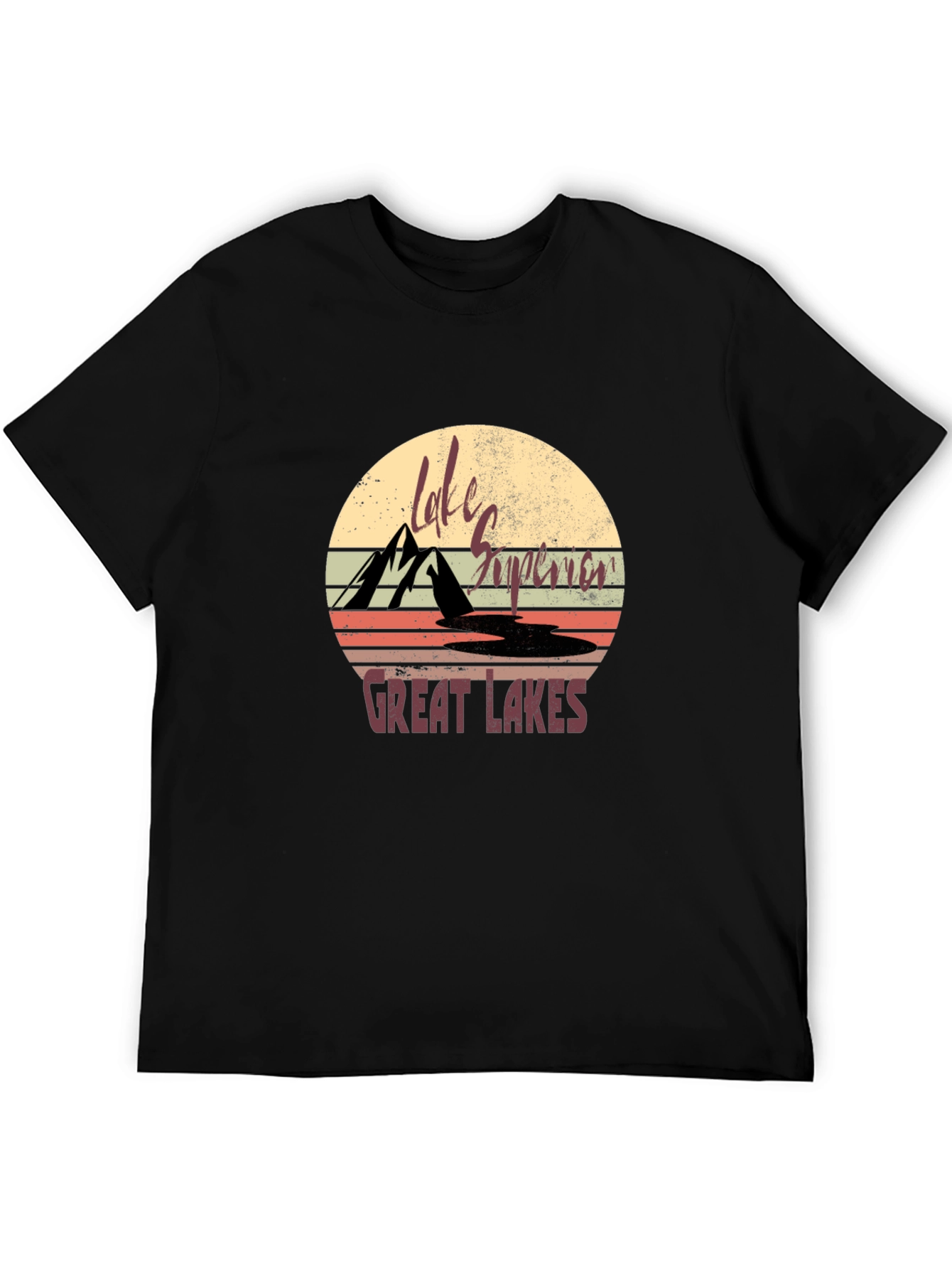 Lake Superior Great Lakes Graphic T-Shirt