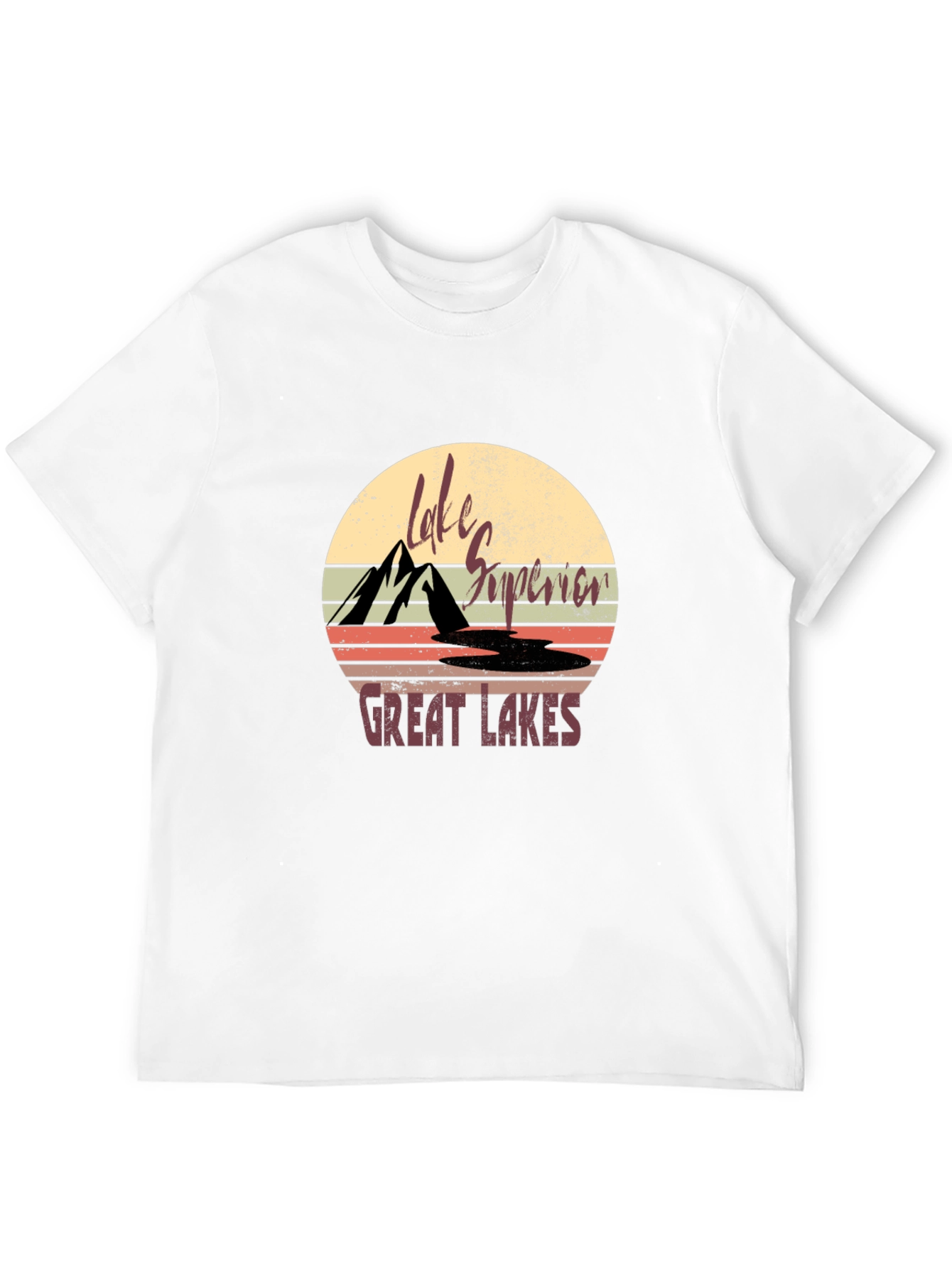 Lake Superior Great Lakes Graphic T-Shirt
