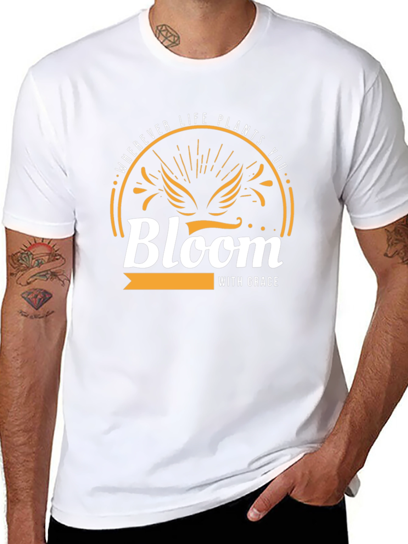 Bloom With Grace Graphic Tee