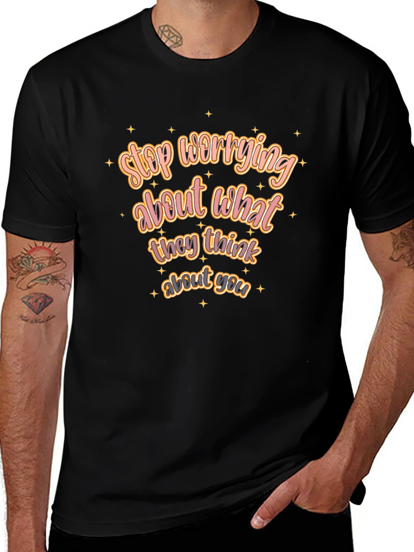 Motivational Tee: Stop Worrying T-Shirt