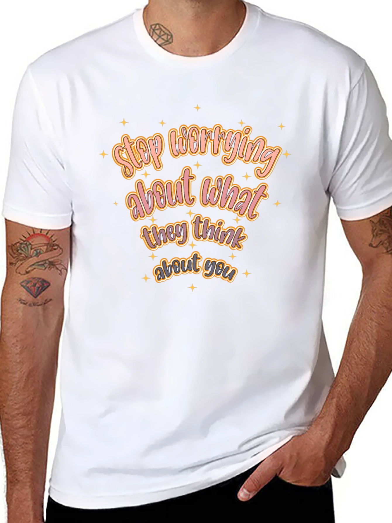 Motivational Tee: Stop Worrying T-Shirt