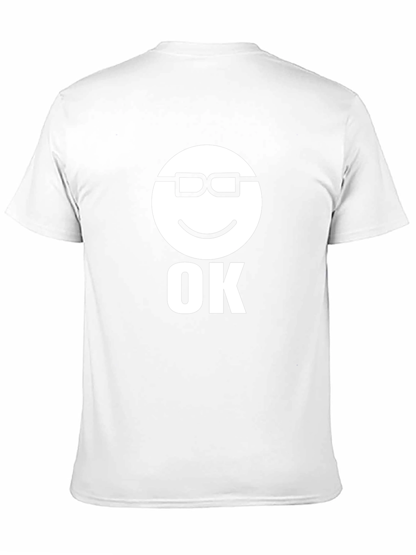 Funny Emoji OK Graphic Tee - Mens Black T-Shirt