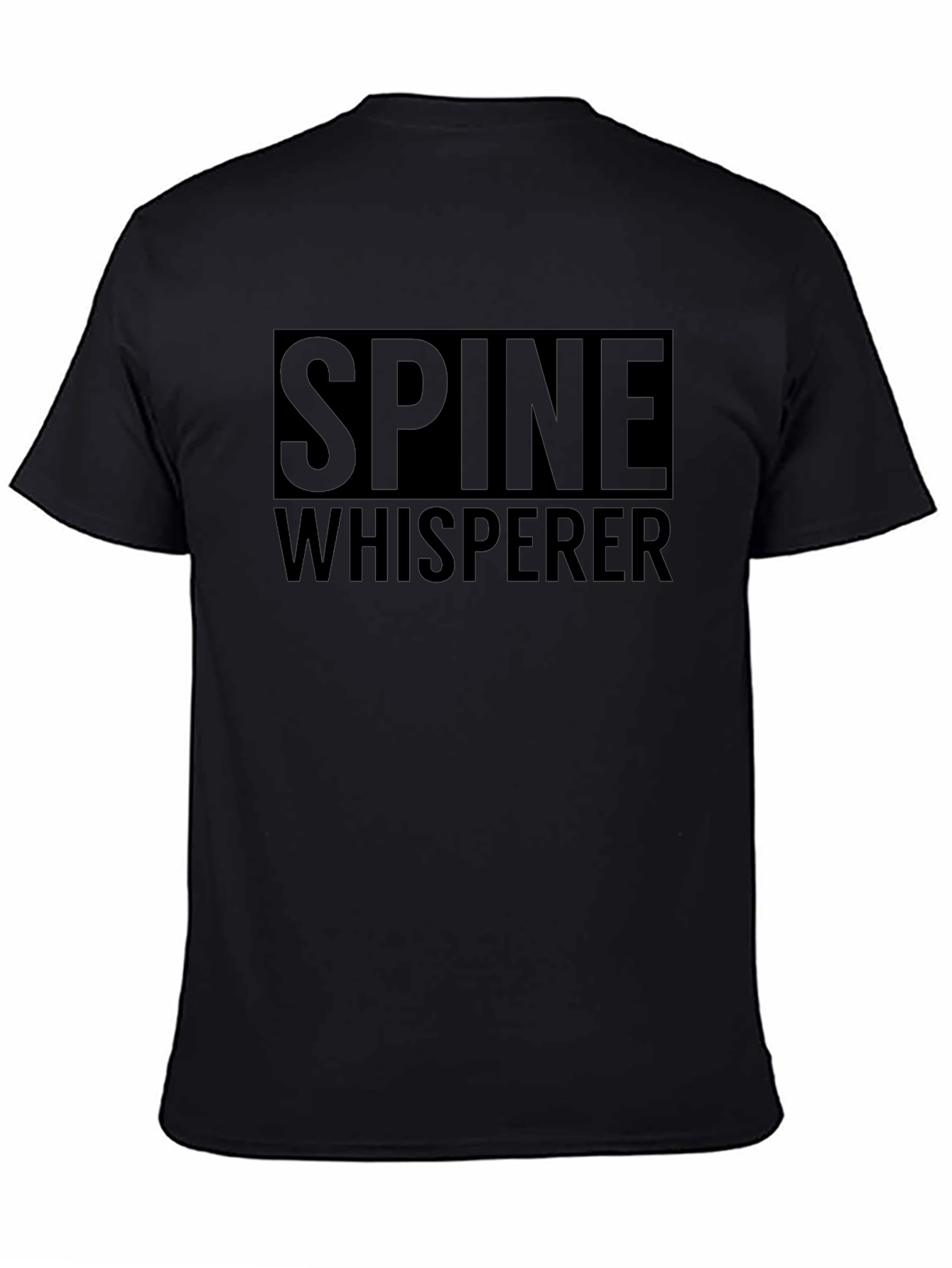 Spine Whisperer Graphic Tee - Black