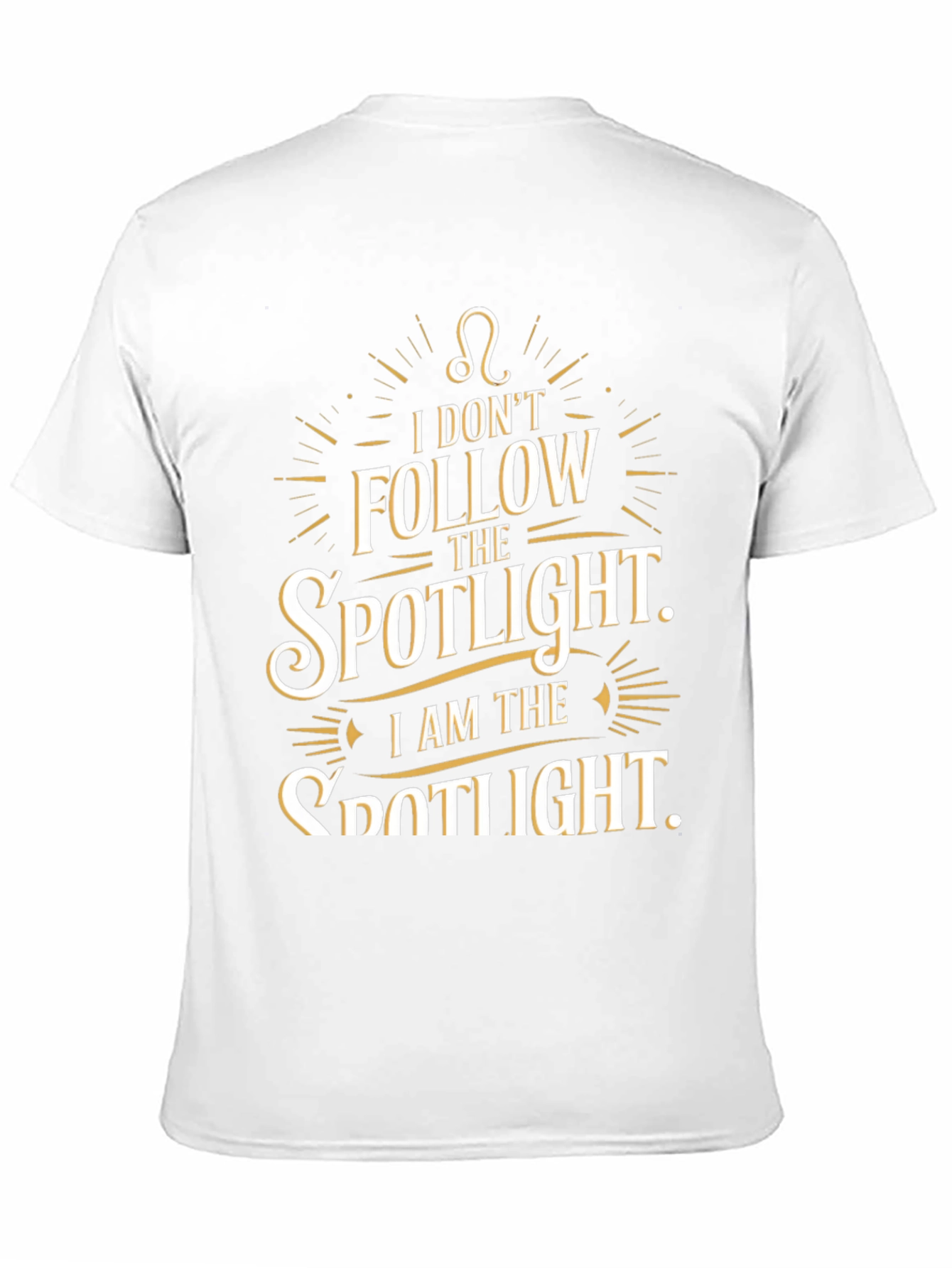 I Am the Spotlight Black Graphic Tee