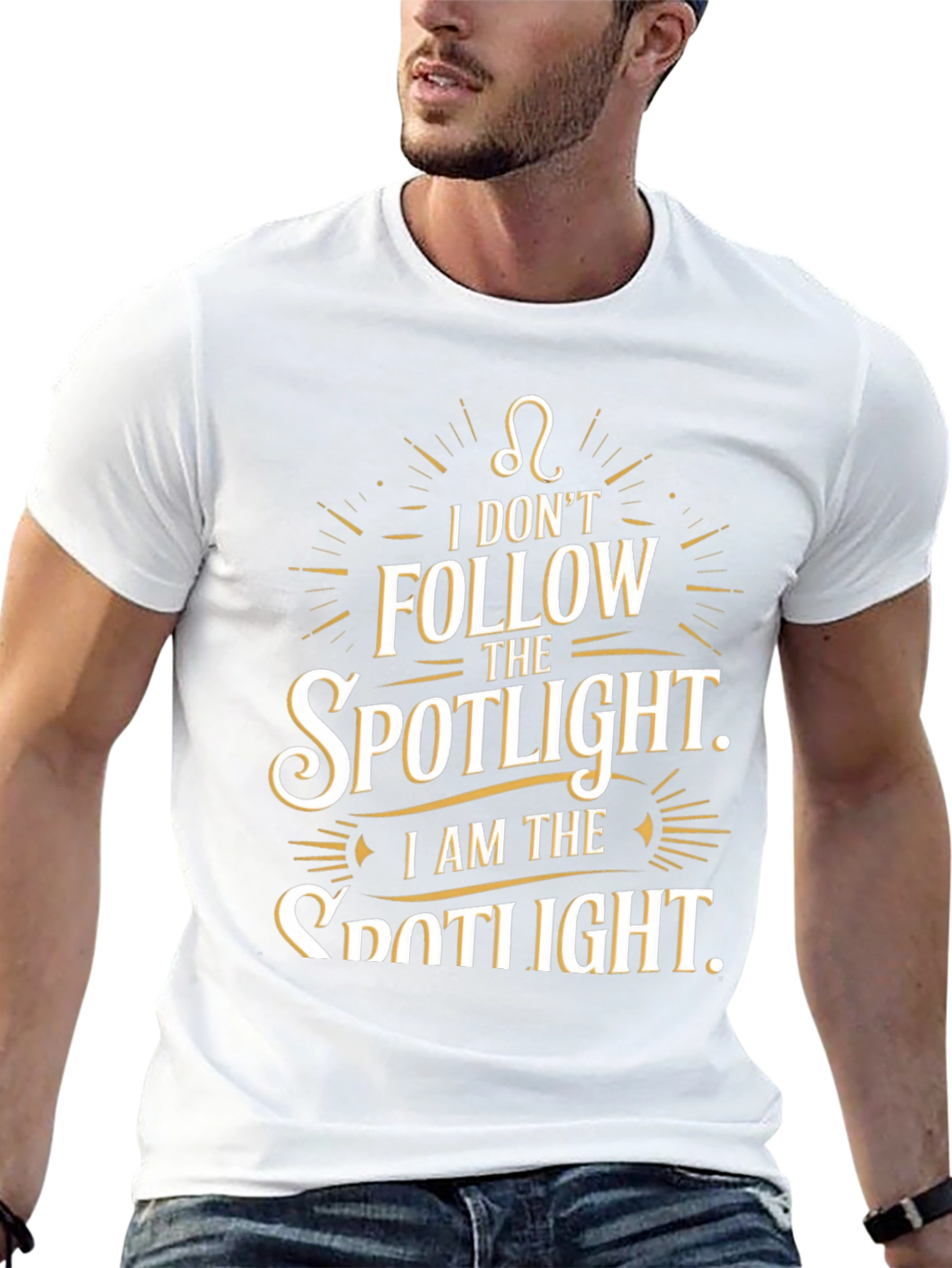I Am the Spotlight Black Graphic Tee