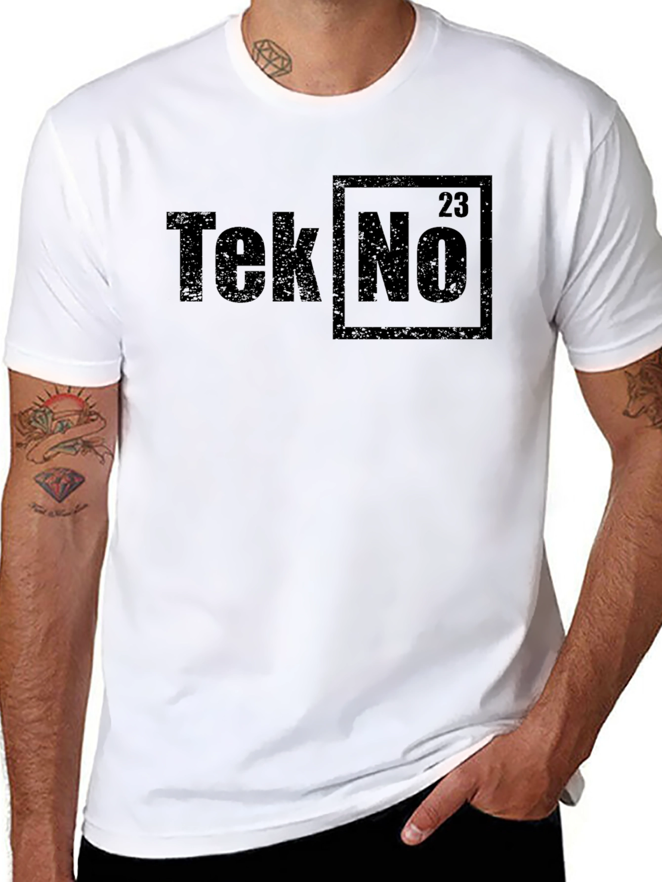 TekNo 23 Black T-Shirt - Music Inspired Graphic Tee