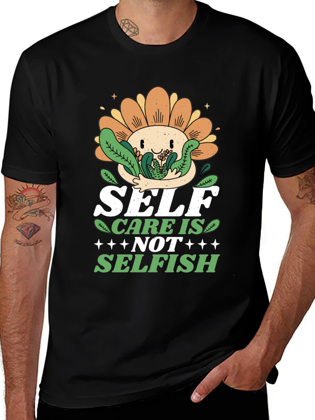 Self Care Is Not Selfish Graphic T-Shirt