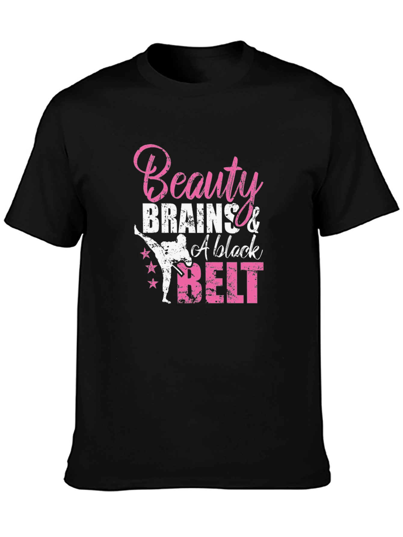 Beauty Brains & A Black Belt T-Shirt