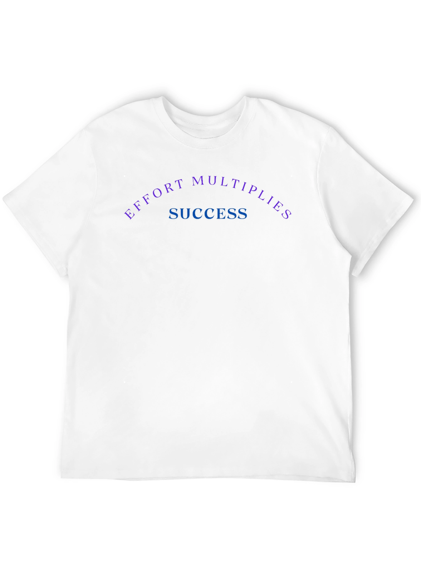 Effort Multiplies Success Black T-Shirt