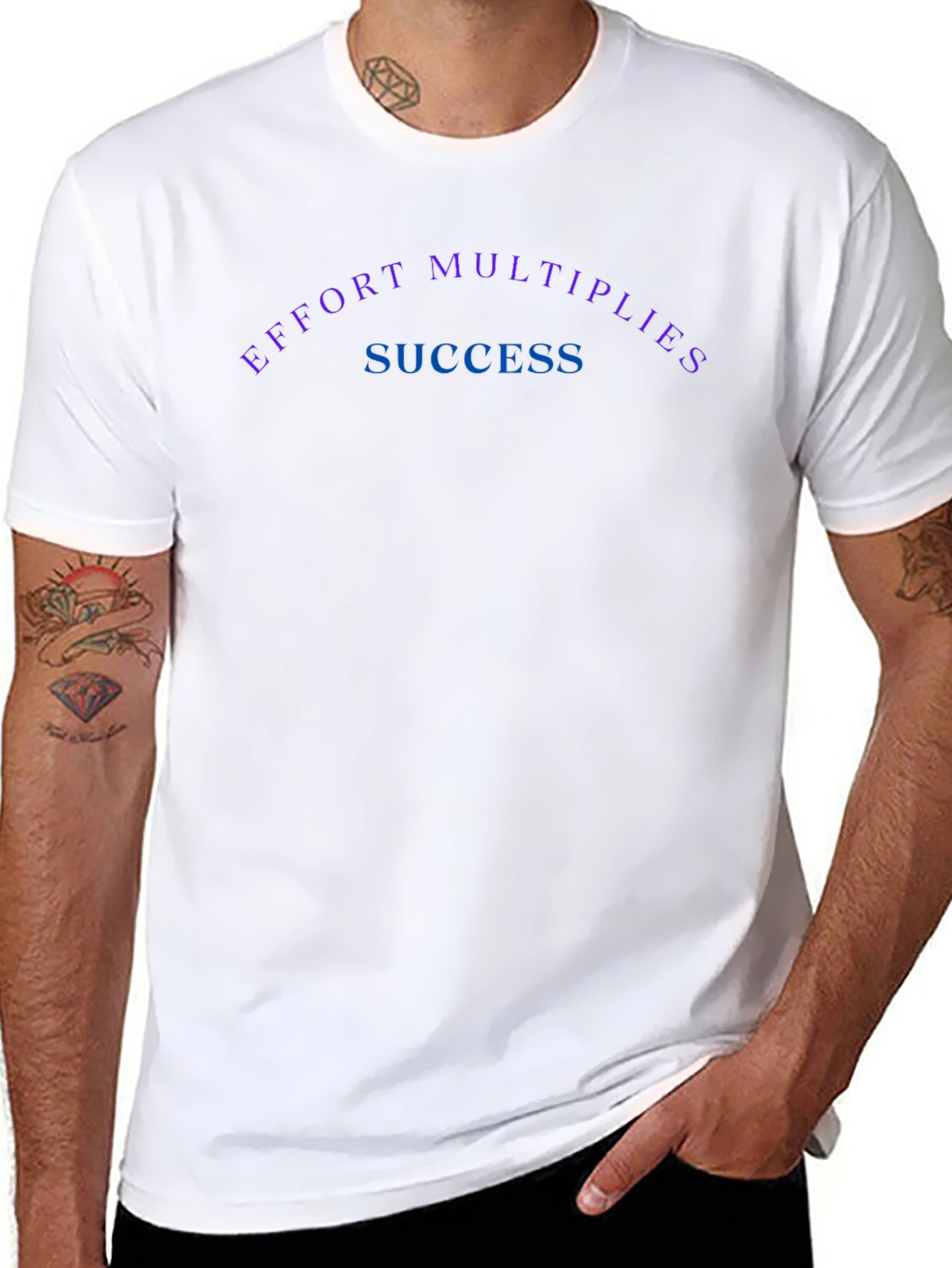 Effort Multiplies Success Black T-Shirt