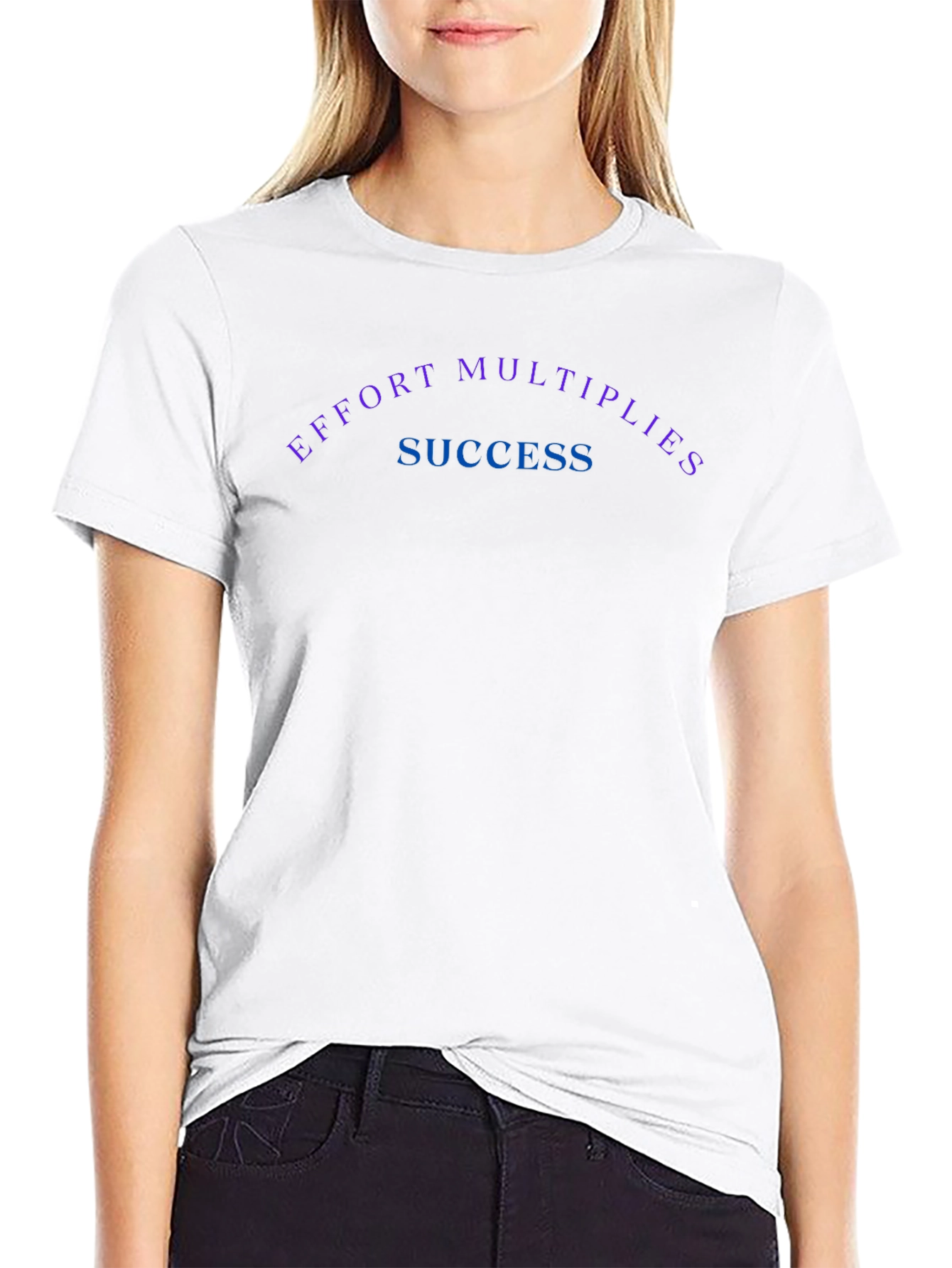Effort Multiplies Success Black T-Shirt