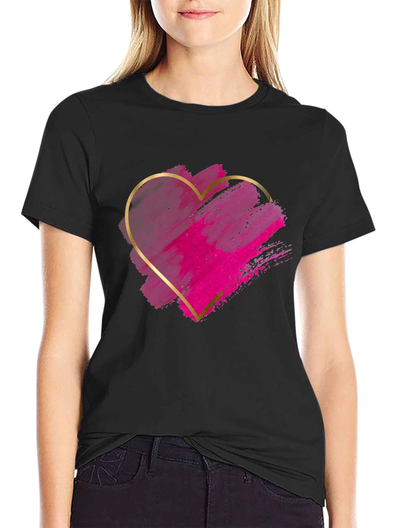 Heart Graphic Tee - Stylish Casual Wear