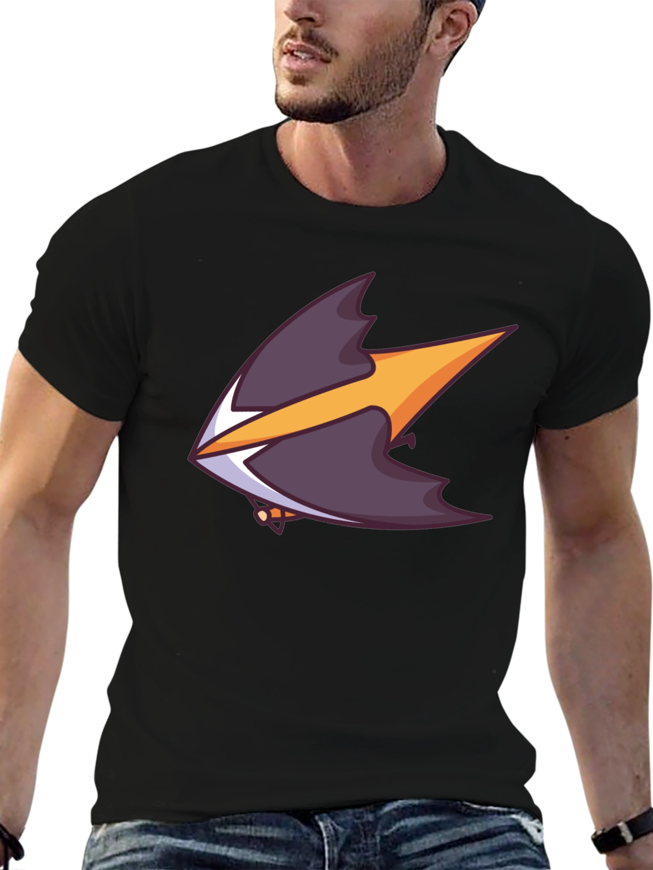 Mens Graphic Tee - Cartoon Arrow Design