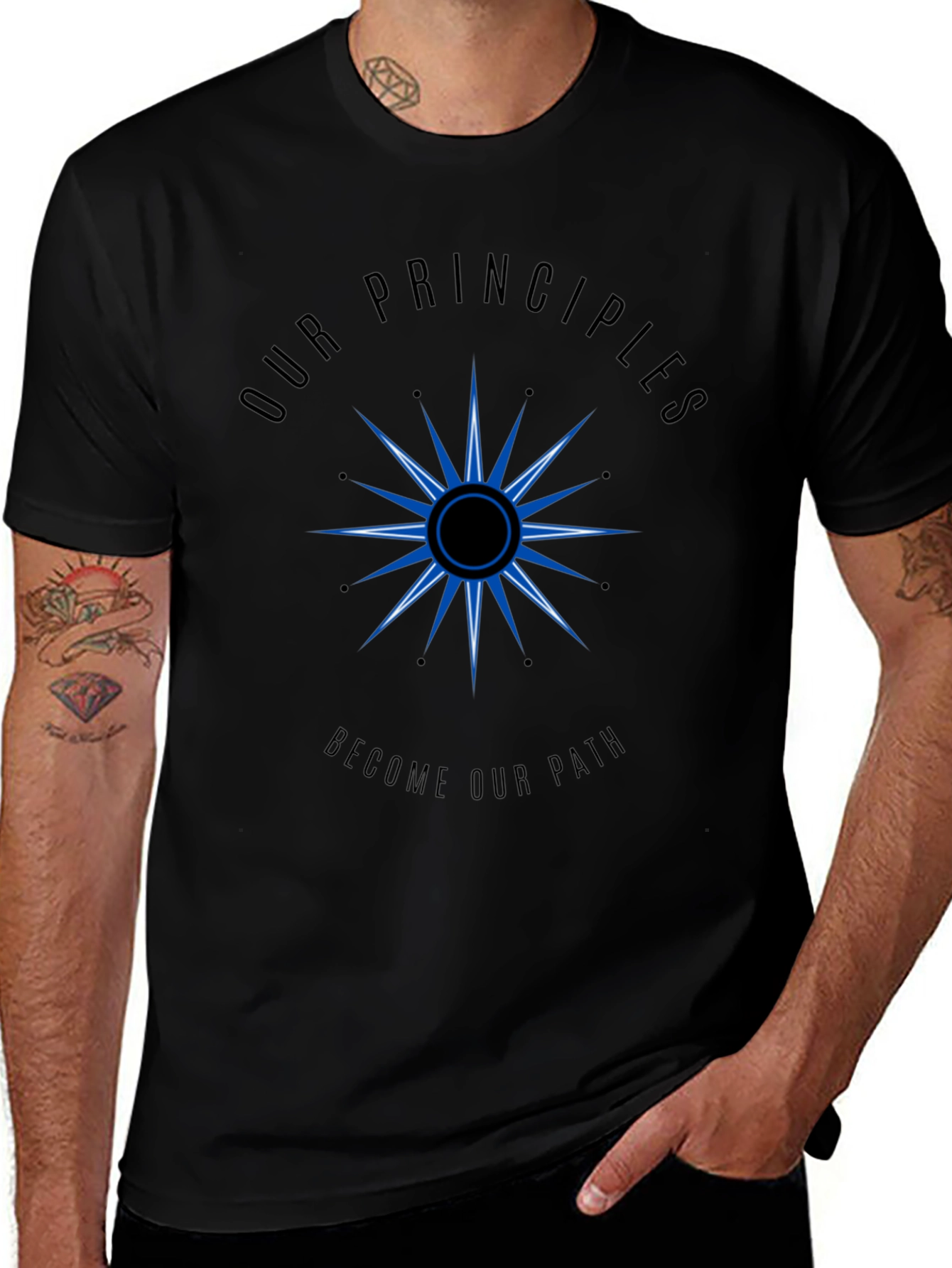 Our Principles Graphic Tee - Black