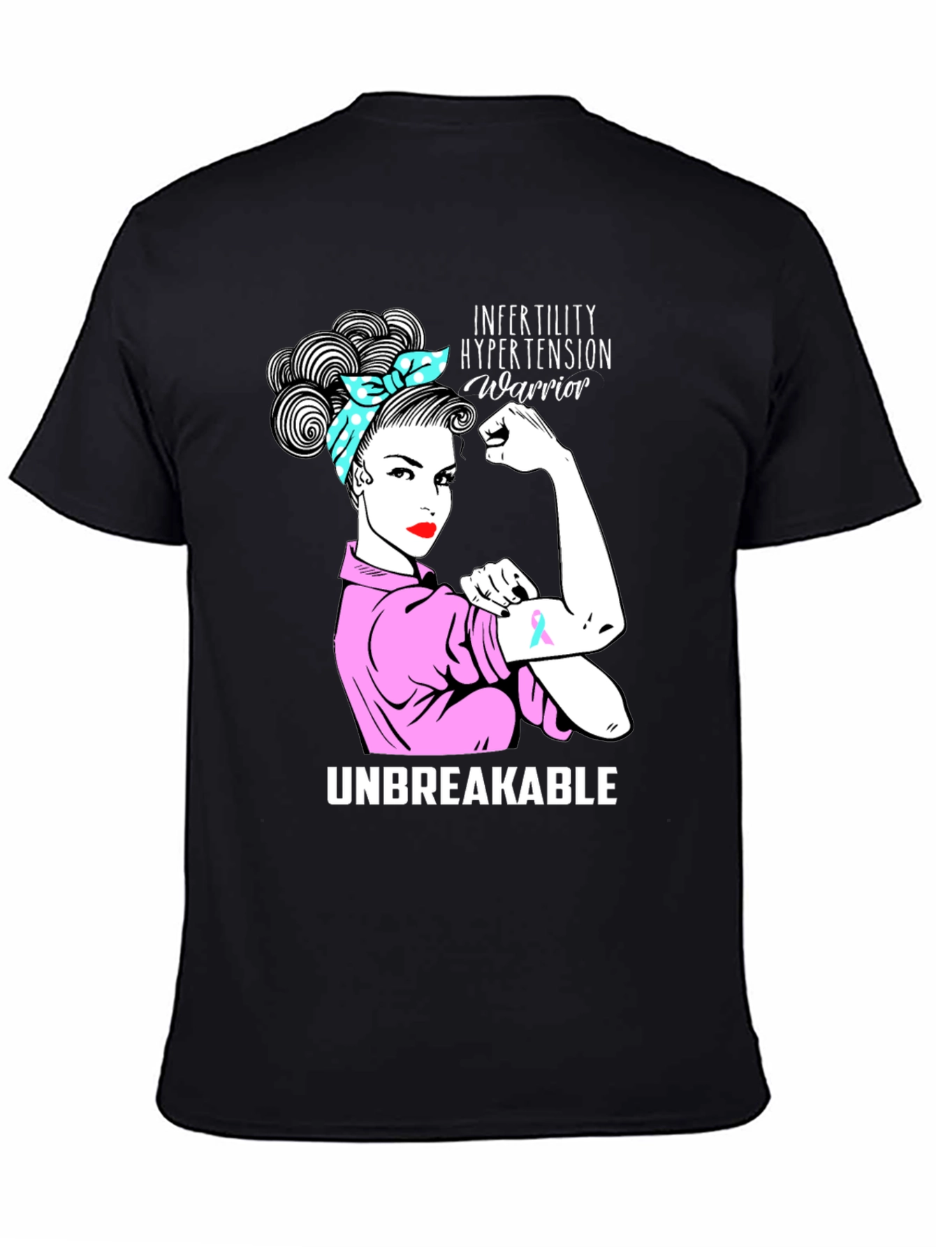 Infertility Hypertension Warrior T-Shirt