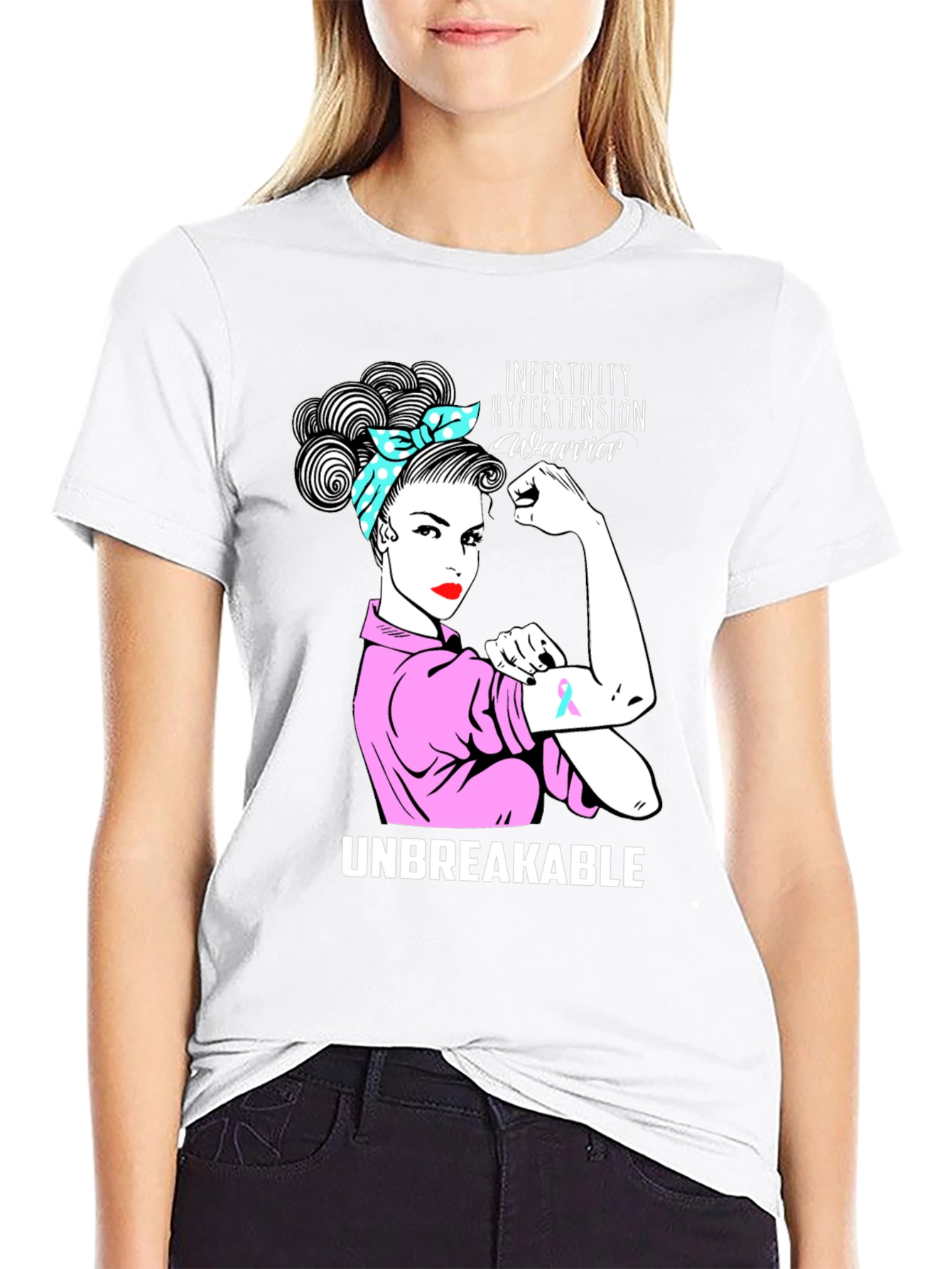 Infertility Hypertension Warrior T-Shirt