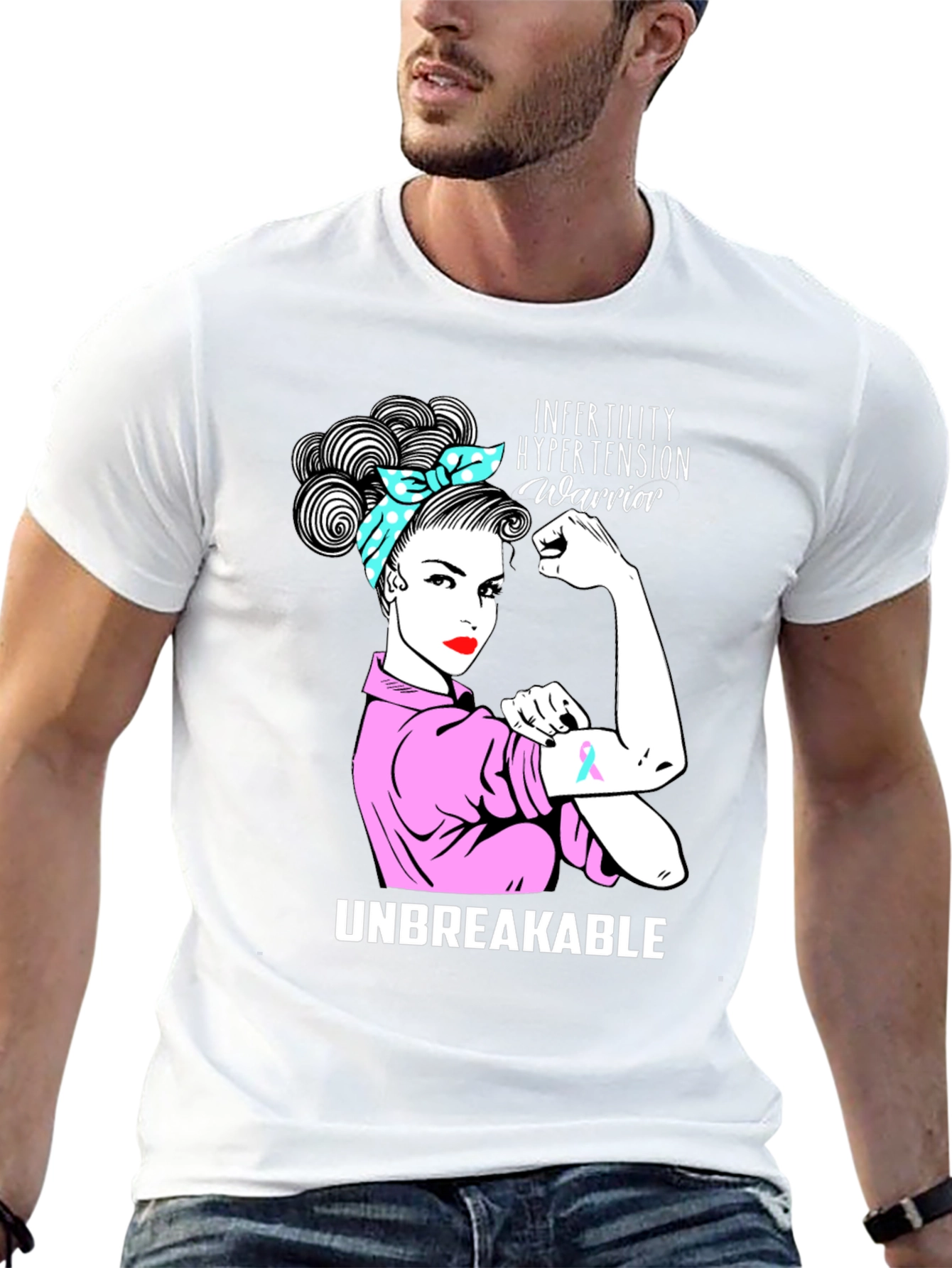 Infertility Hypertension Warrior T-Shirt