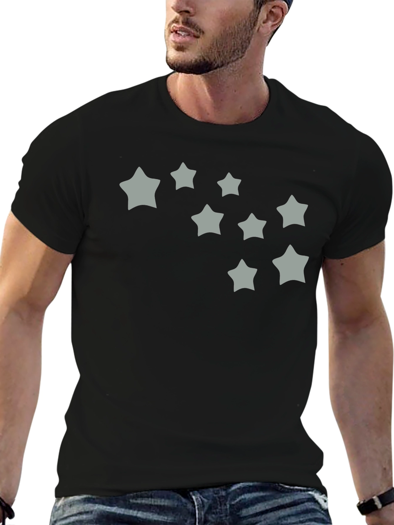 Starry Night Black Tee