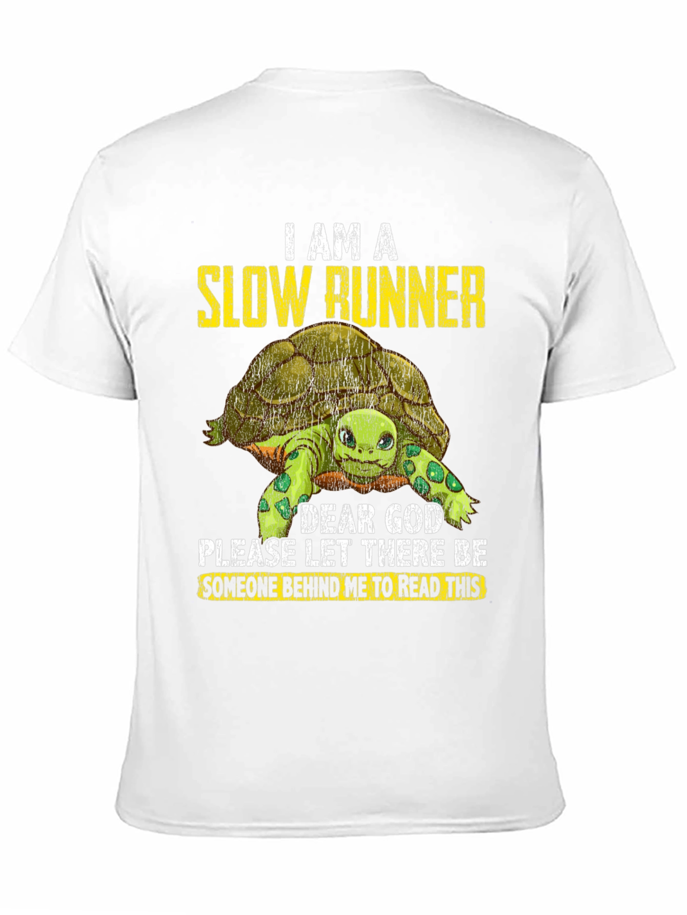 Slow Runner Turtle Graphic T-Shirt