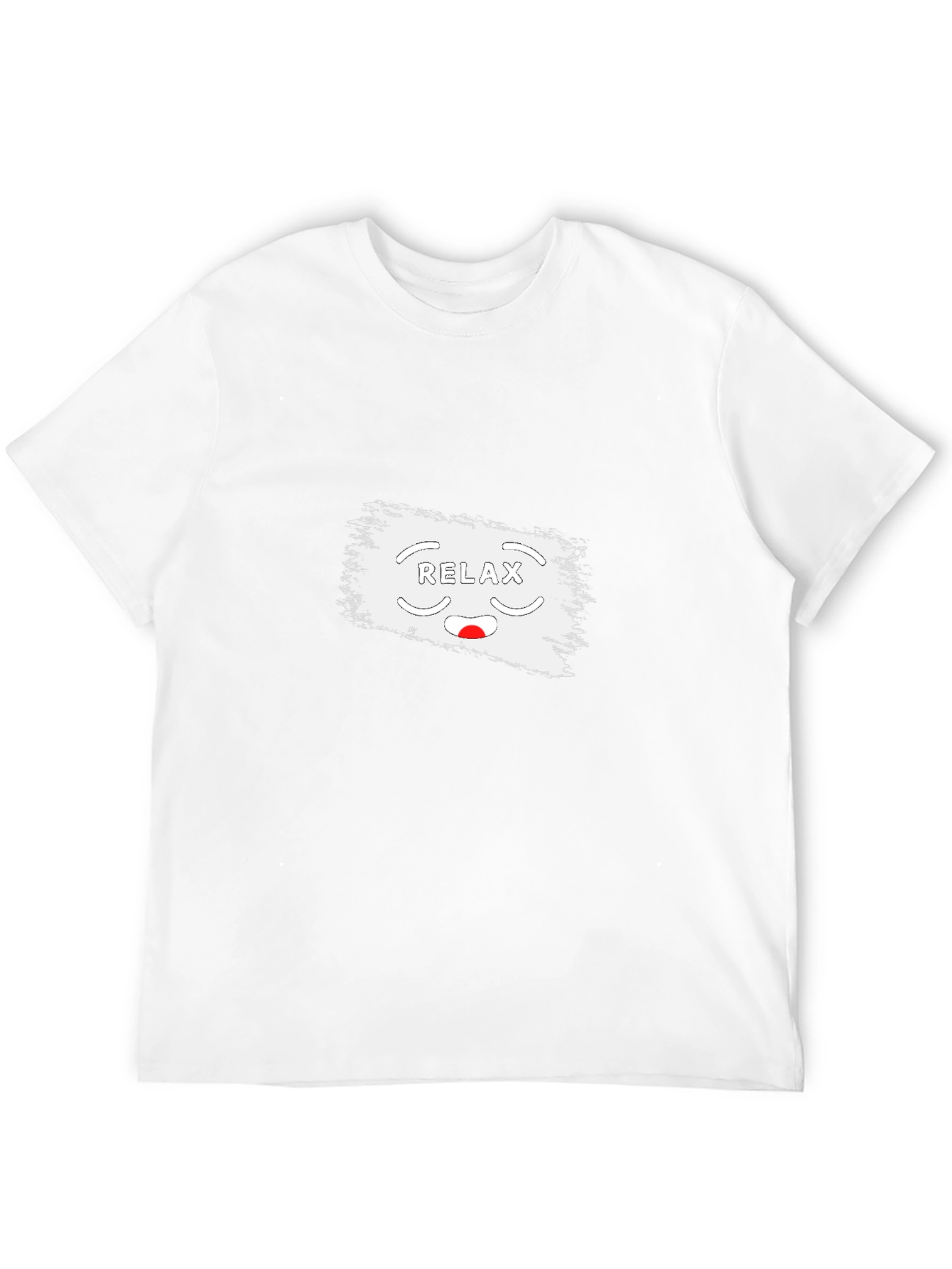 Relax Graphic Tee - Black Comfort Fit