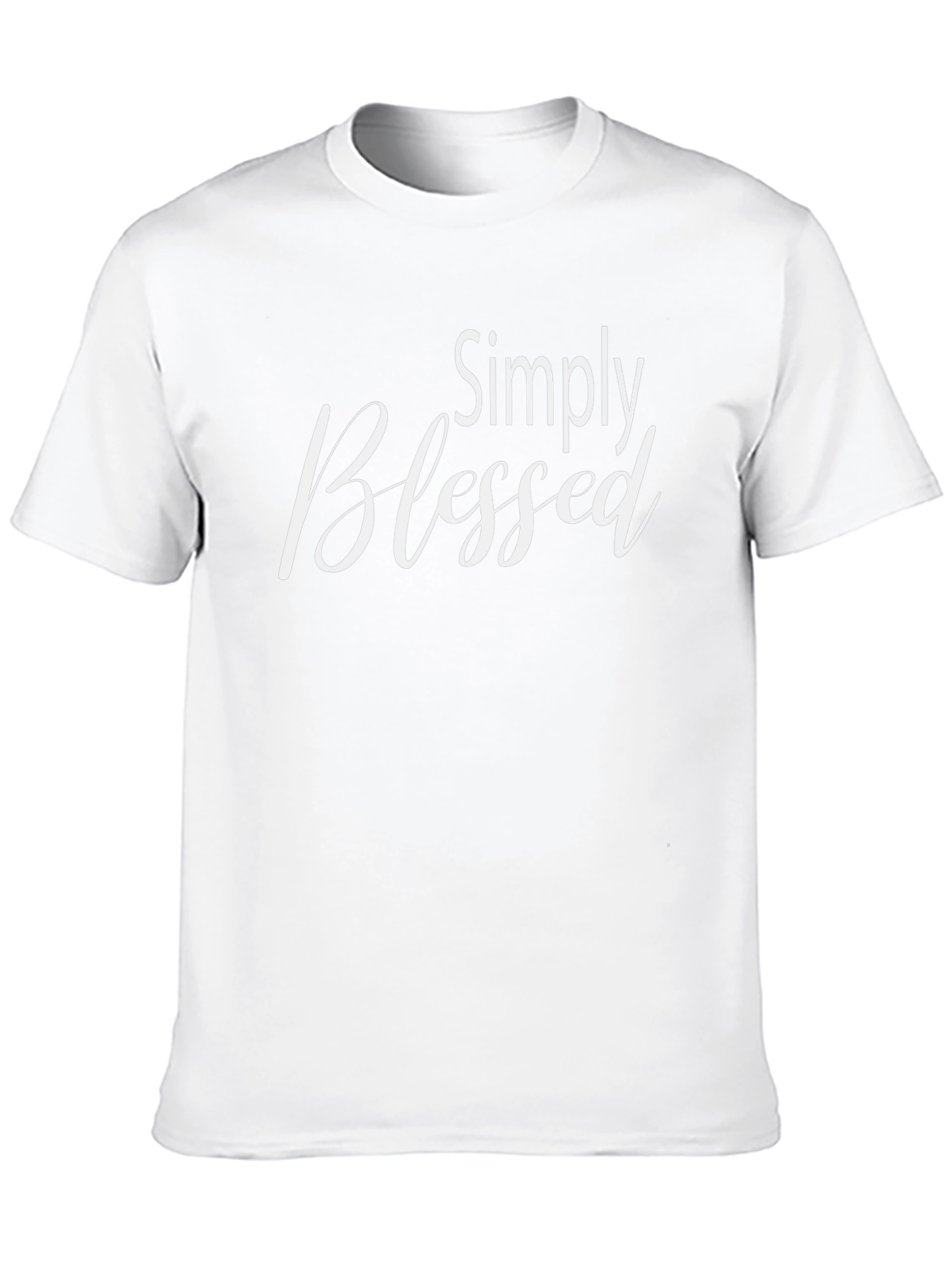 Simply Blessed Black Graphic Tee